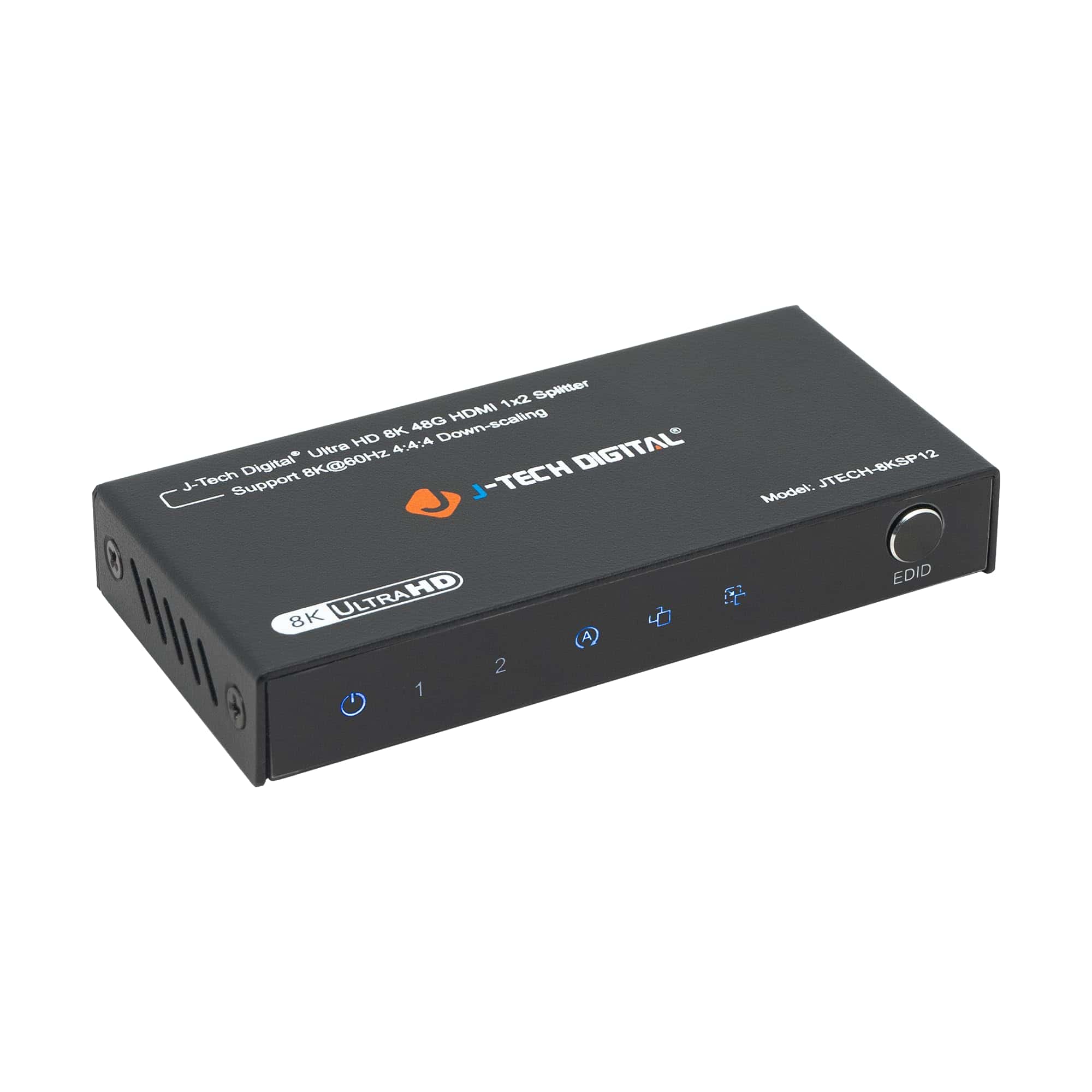 Divisor HDMI J-Tech Digital 1 a 2 Salidas 4K 120Hz 8K 60Hz,