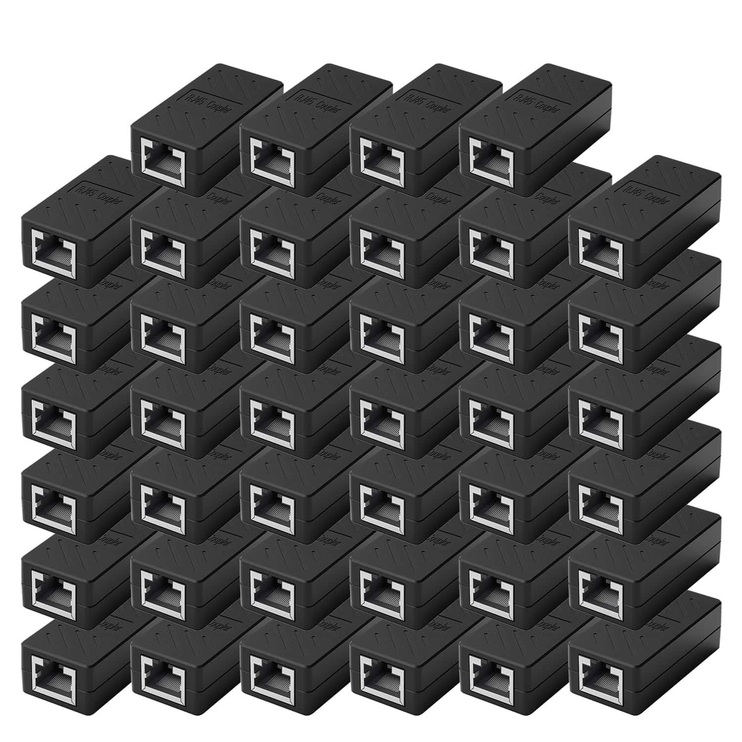ZUZONG 40 PCS Gigabit RJ45 Coupler, Conector Extensor de
