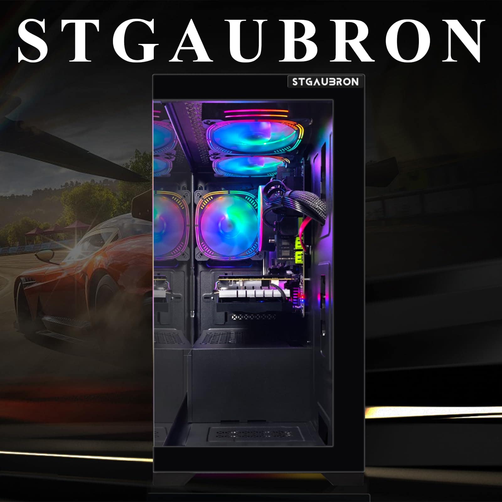 Computadora de Escritorio para Juegos -Negro - Image 4