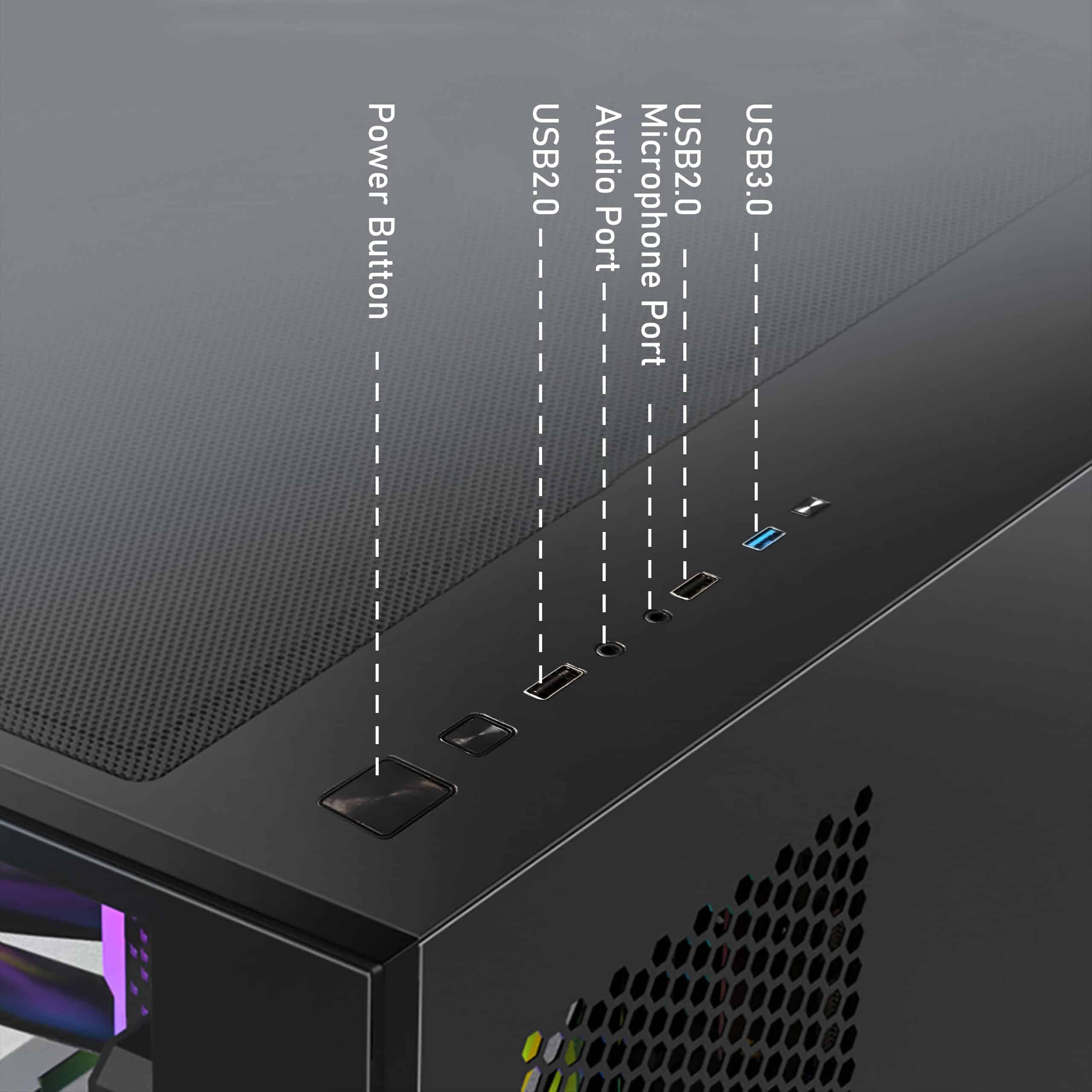Computadora de Escritorio para Juegos -Negro - Image 6
