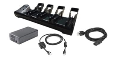 Cargador de Zebra de 4 Ranuras solo para Cargar para Todas
