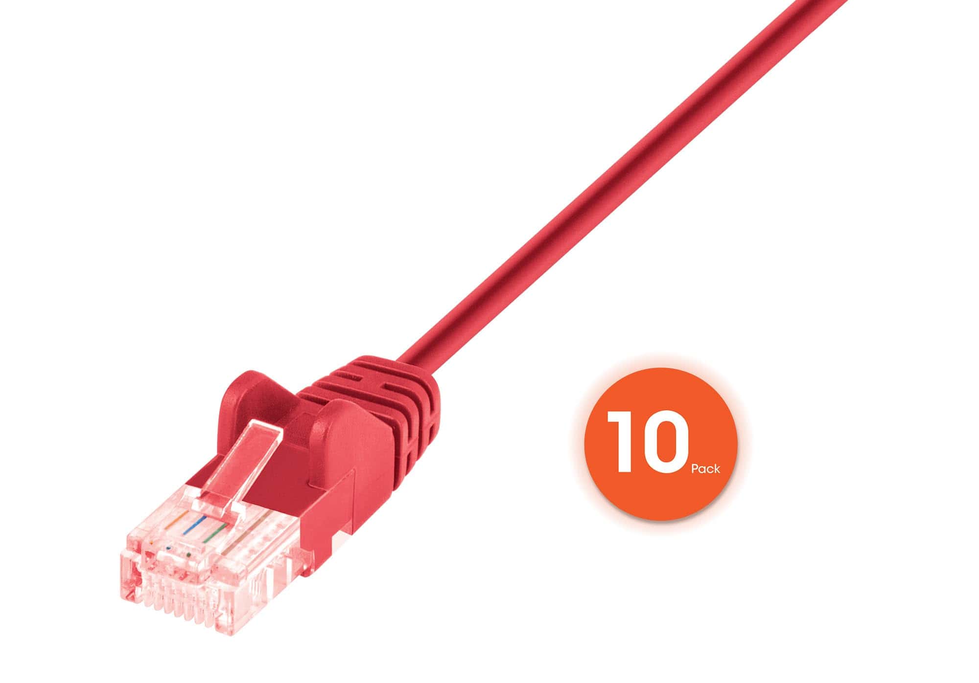 Intellinet Cable de Red Ethernet Cat6 Delgado - Paquete de - Image 3