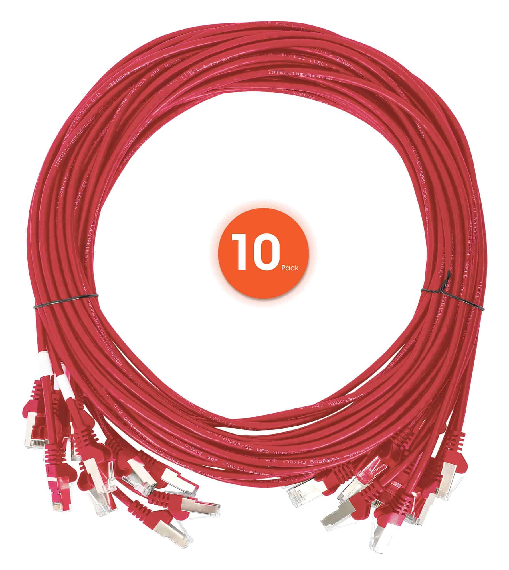 Intellinet Cable de Red Ethernet Cat6 Delgado - Paquete de - Image 6