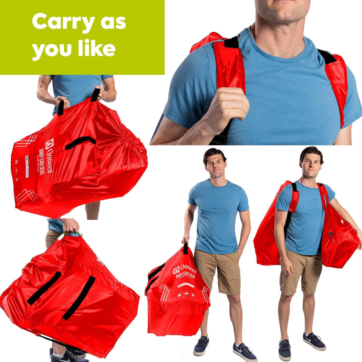 Bolsa de Viaje para Asiento de Coche Qanoot para Avión - - Imagen 5
