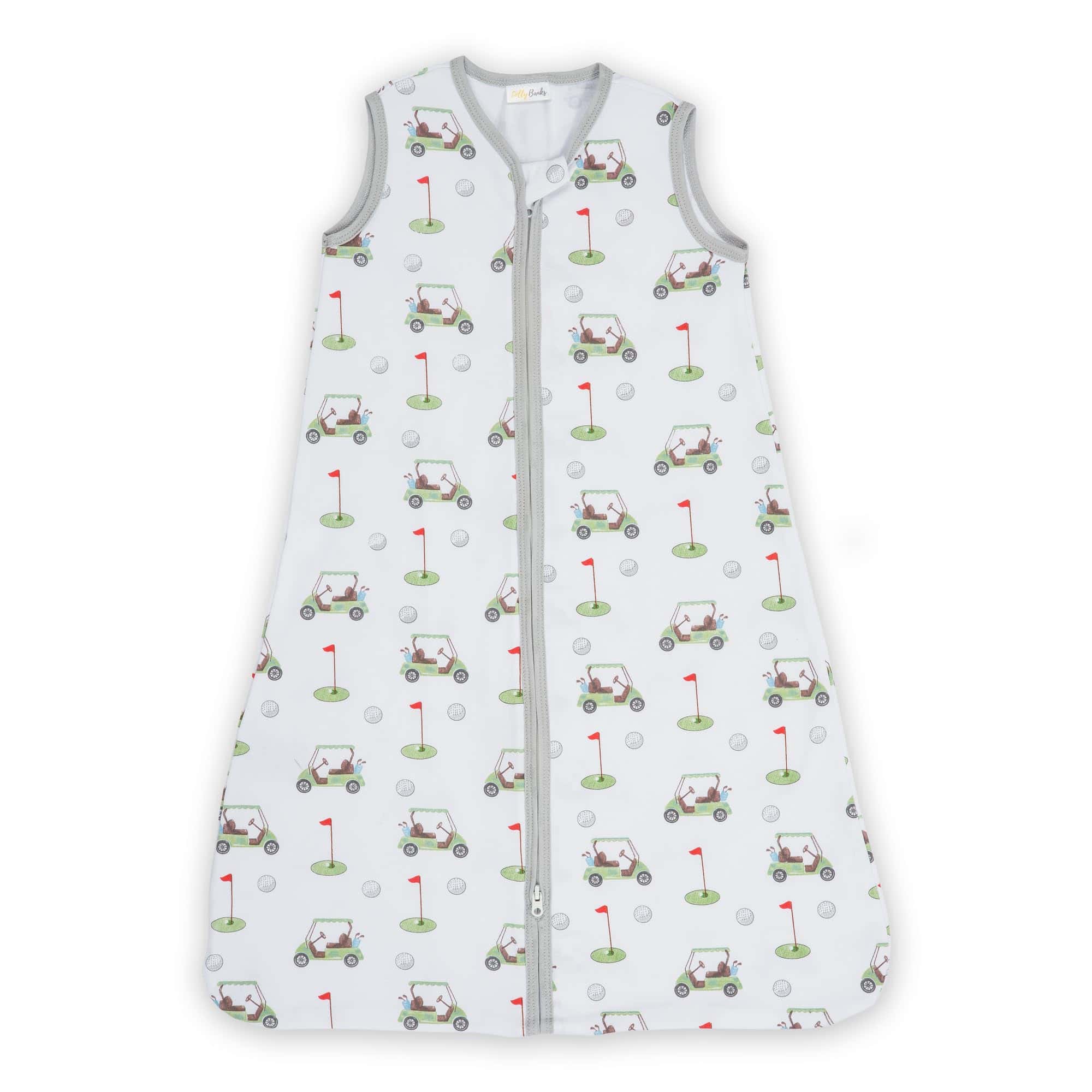 Saco de dormir LollyBanks 100% algodón orgánico para bebé,