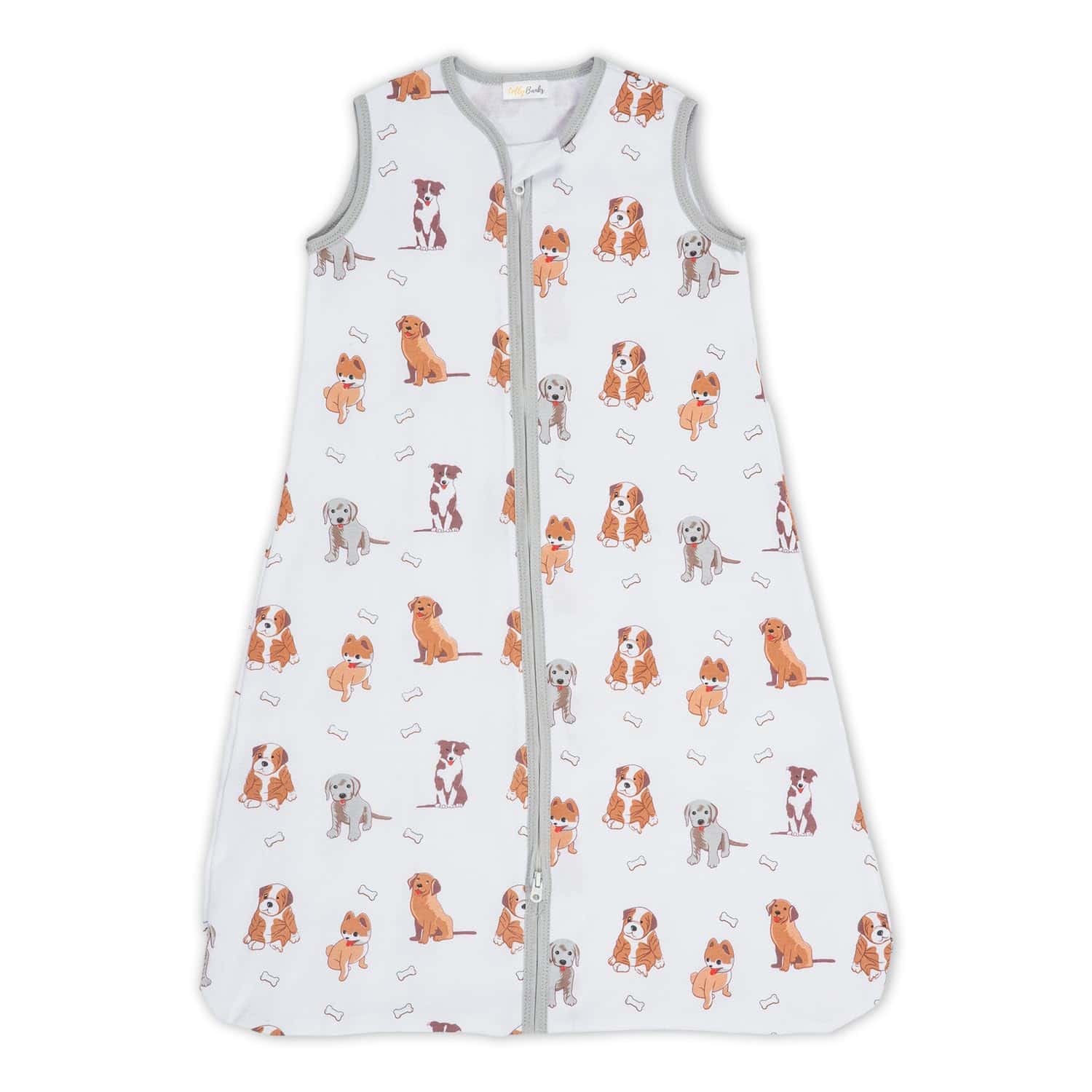 Saco de dormir para bebé de algodón orgánico -Woof Woof