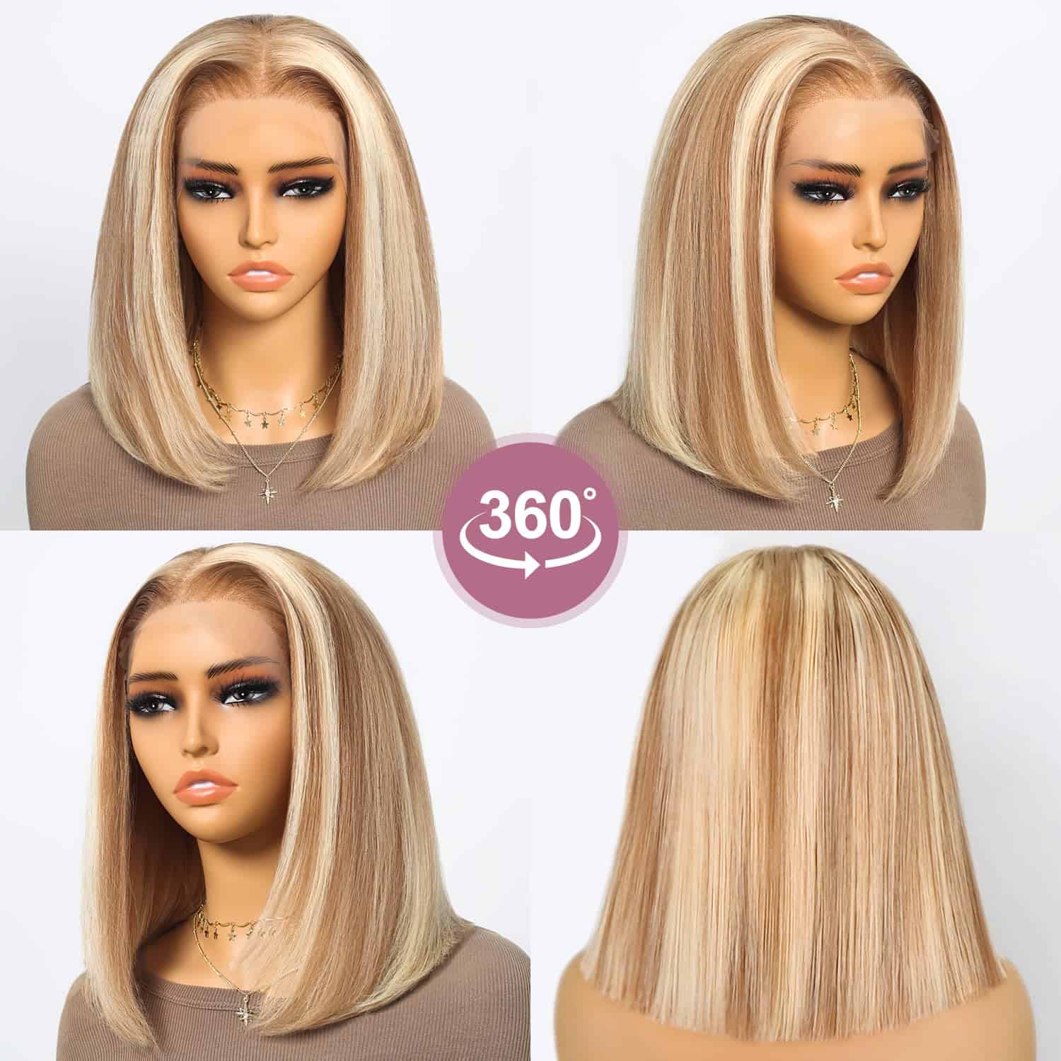 Pelucas de Encaje Frontal de Pelo Humano SUPERLOOK P12/613 - Imagen 6