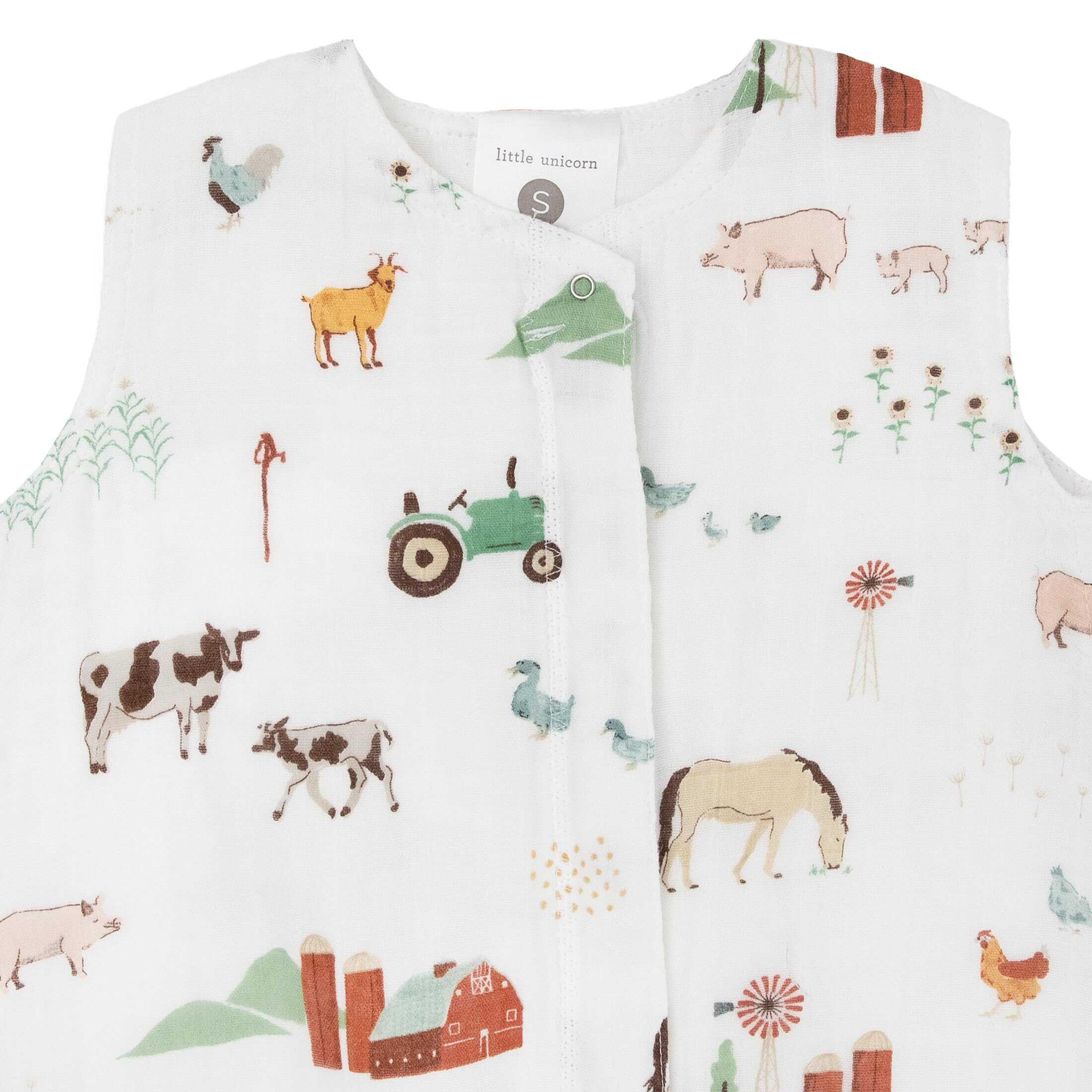Saco de dormir Little Unicorn de 6 a 12 meses, 1.1 TOG | - Image 3
