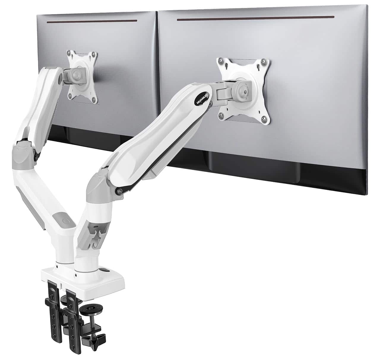 Soporte de Monitor Doble HUANUO – Soporte de Escritorio de