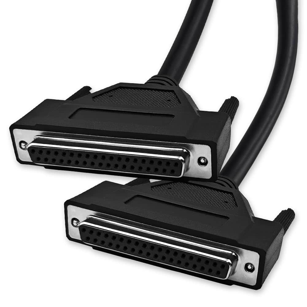 Cable Serial Recto de 37 Pines de 16 Pies (5 Metros)