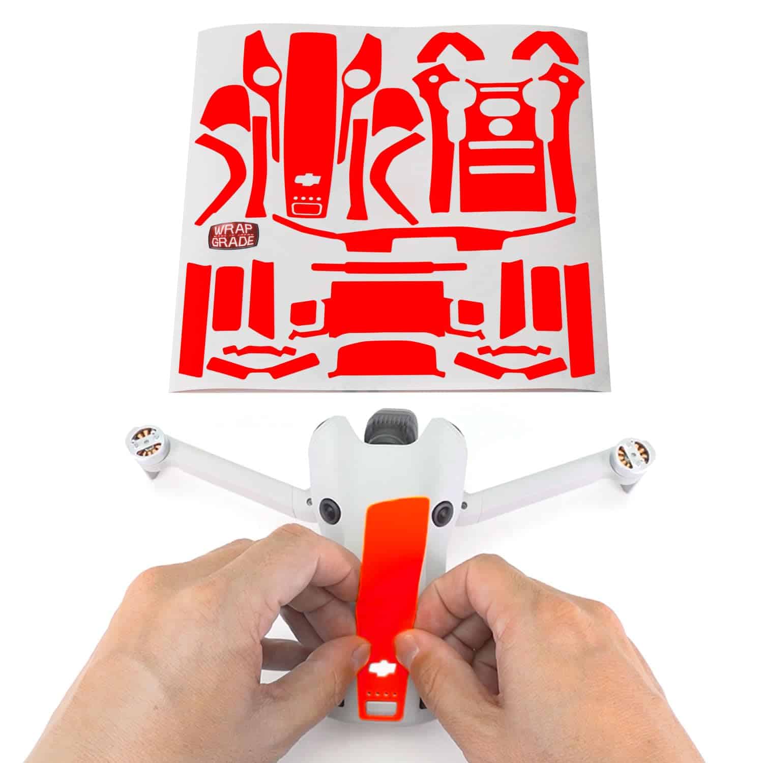 Calcomanías de piel WRAPGRADE Compatible con DJI Mini 4 Pro - Imagen 3