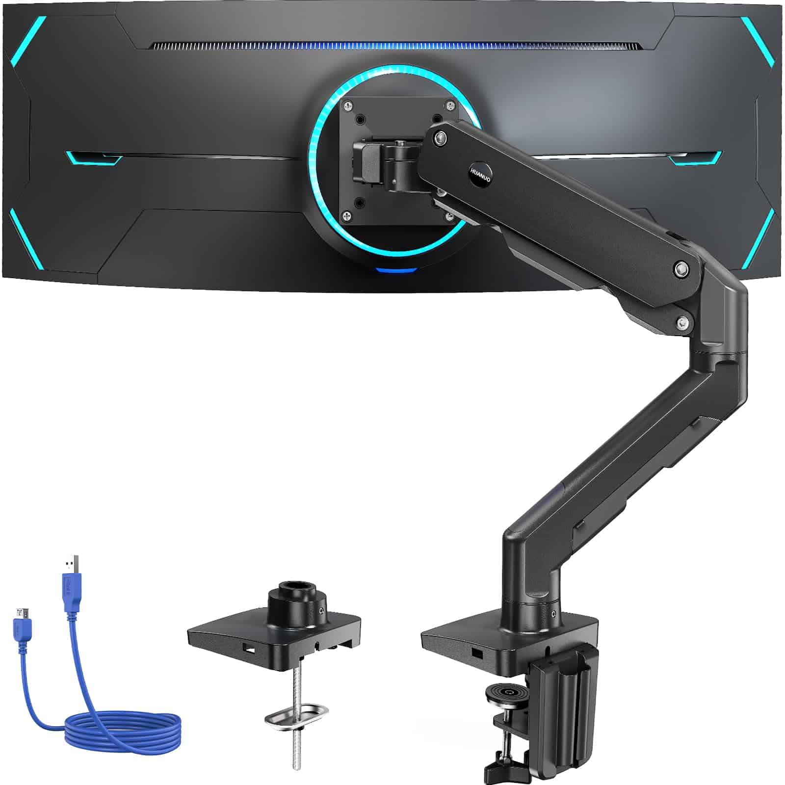Brazo de Monitor Resistente HUANUO para Pantallas de hasta