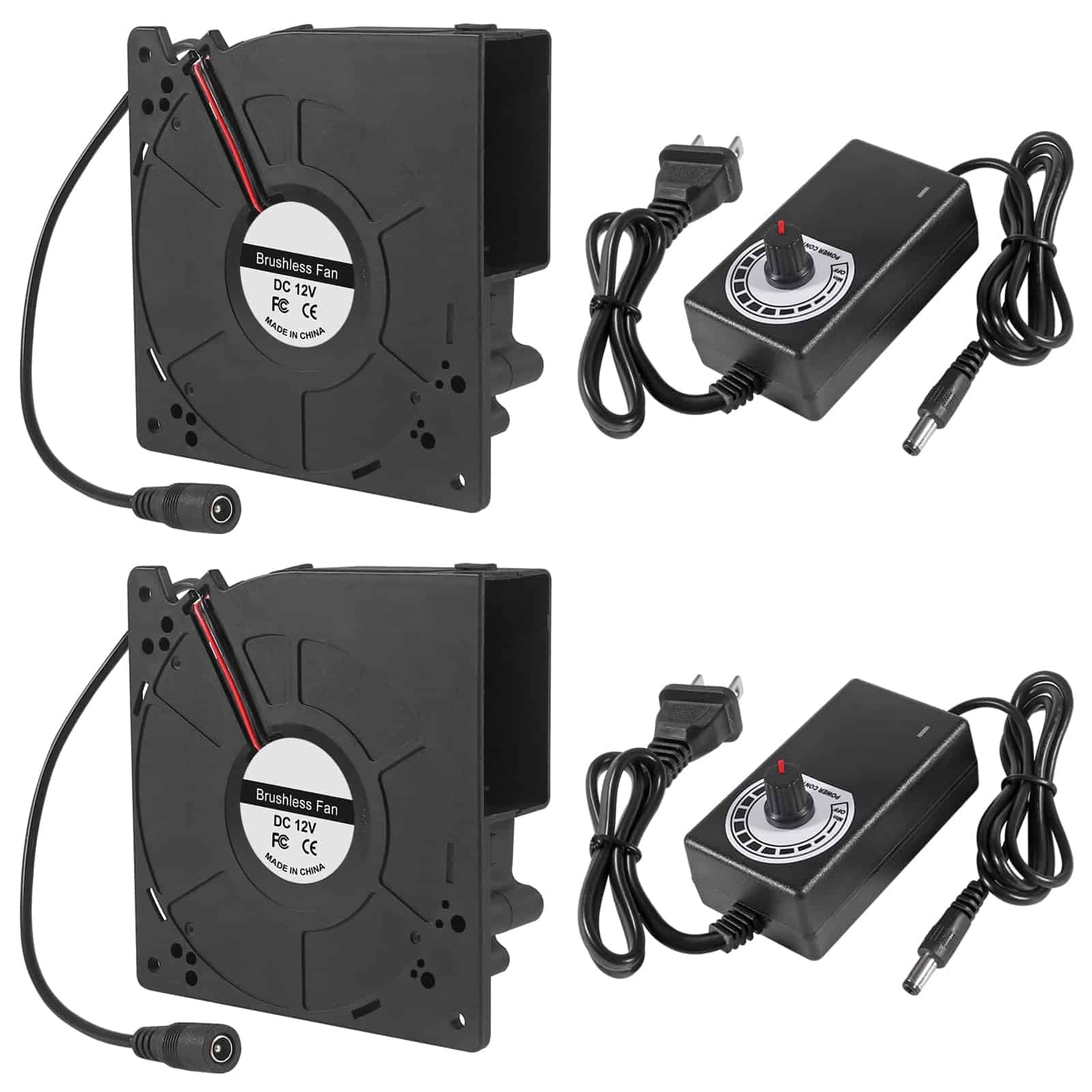 Ventilador Centrífugo de 2 Piezas de 120mm x 32mm 110V 220V