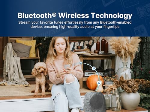 Altavoz de roca Emerson ERS-1001 Bluetooth impermeable para - Image 5