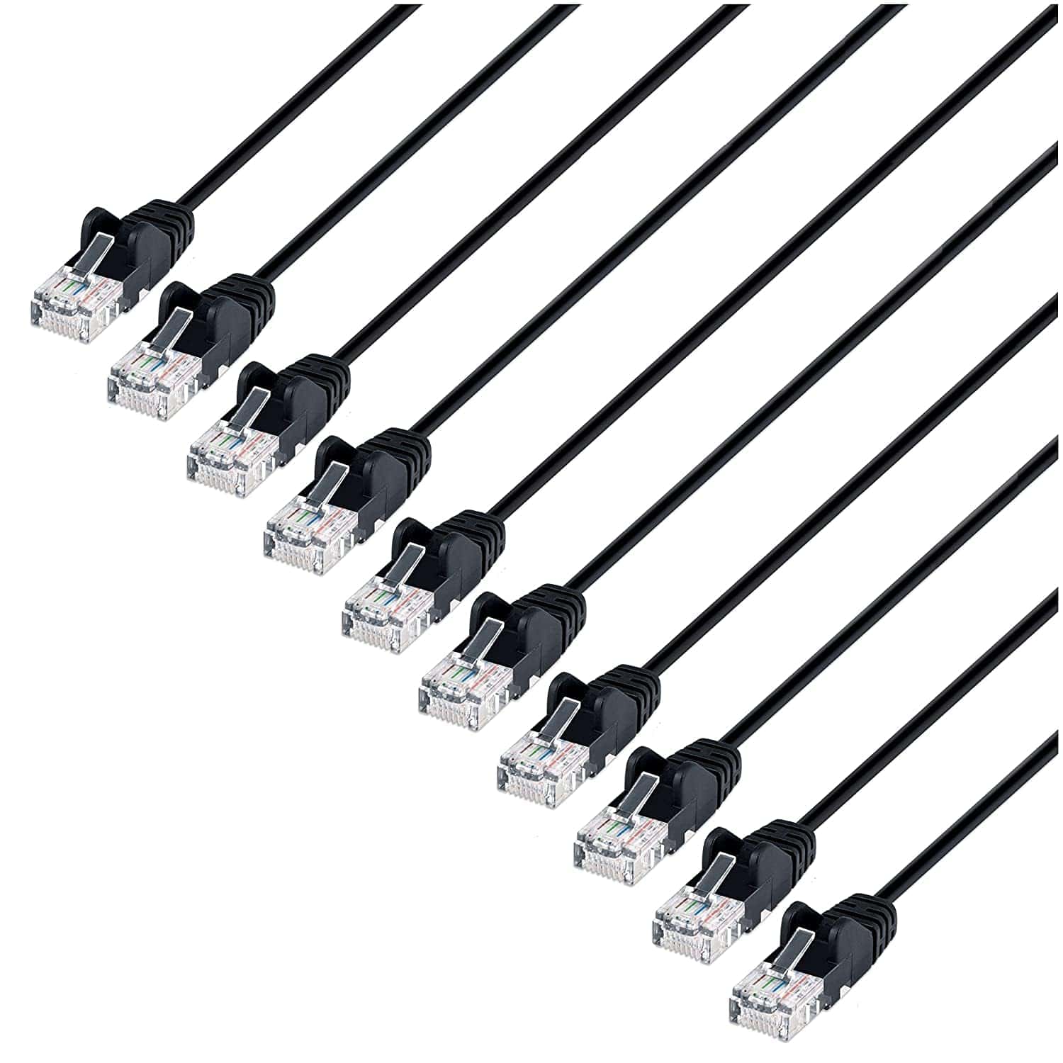 Cable De Red Ethernet Cat6 Delgado Intellinet  Paquete De