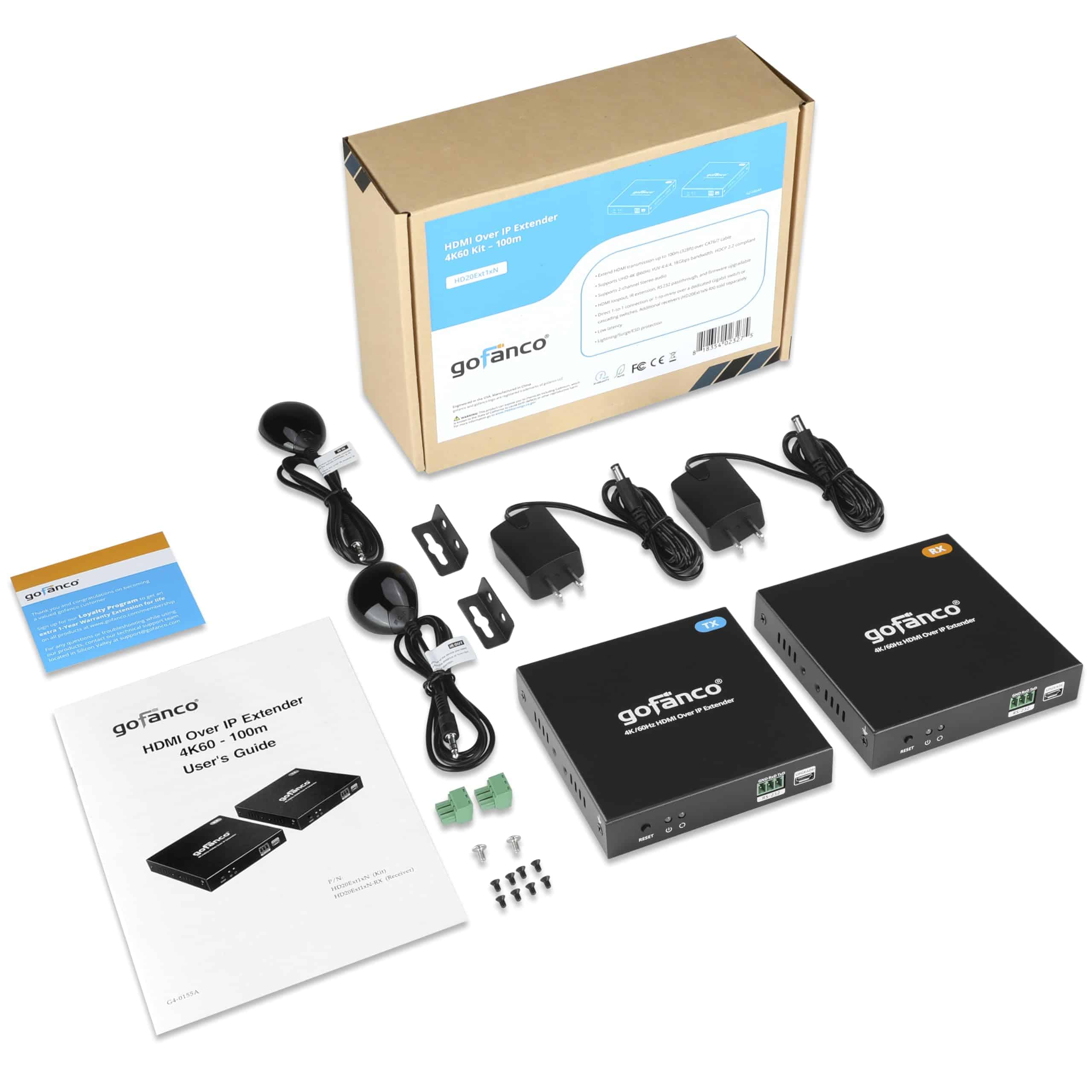 Kit de extensor HDMI gofanco 4K sobre IP - 4K @60Hz 444, 2K - Imagen 10