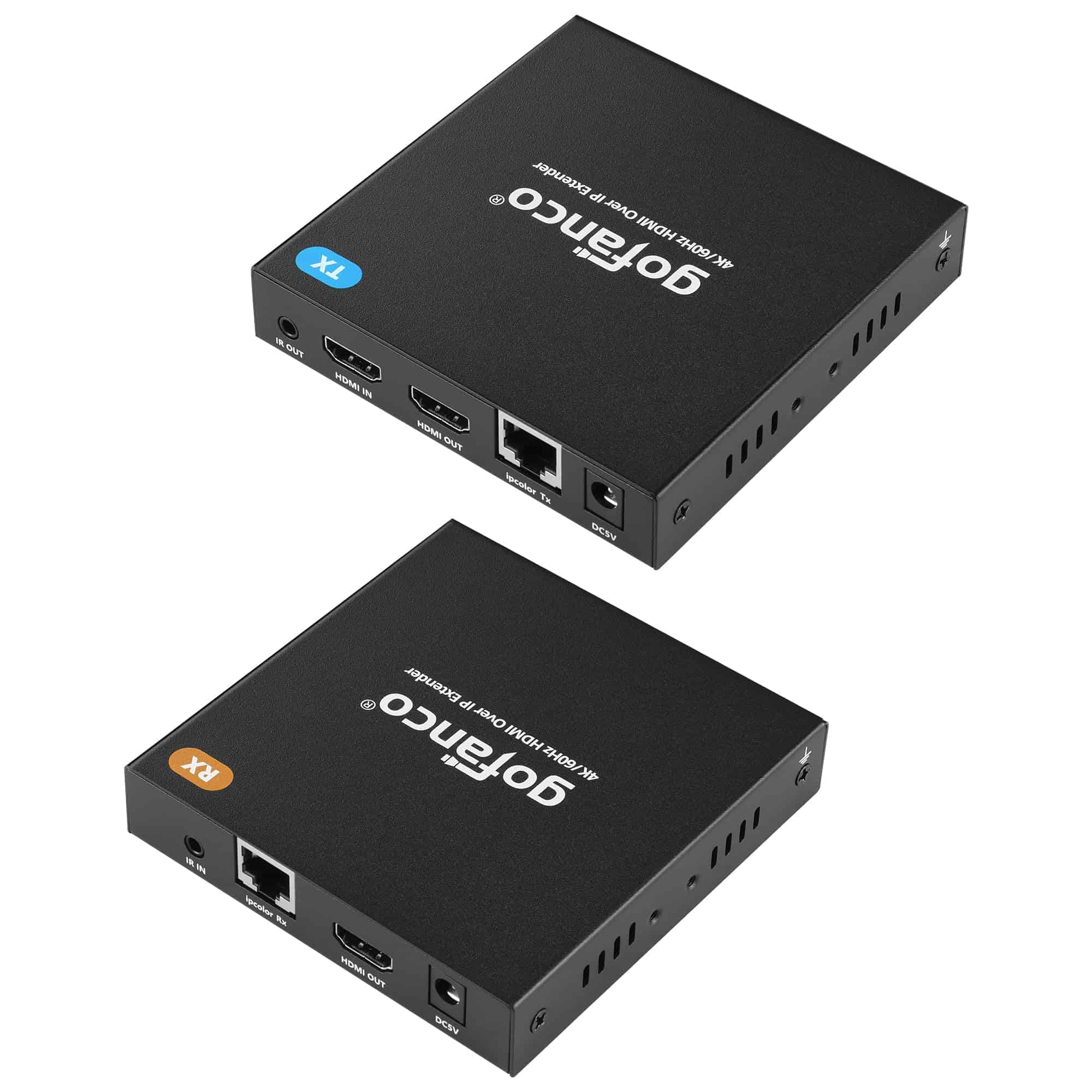 Kit de extensor HDMI gofanco 4K sobre IP - 4K @60Hz 444, 2K