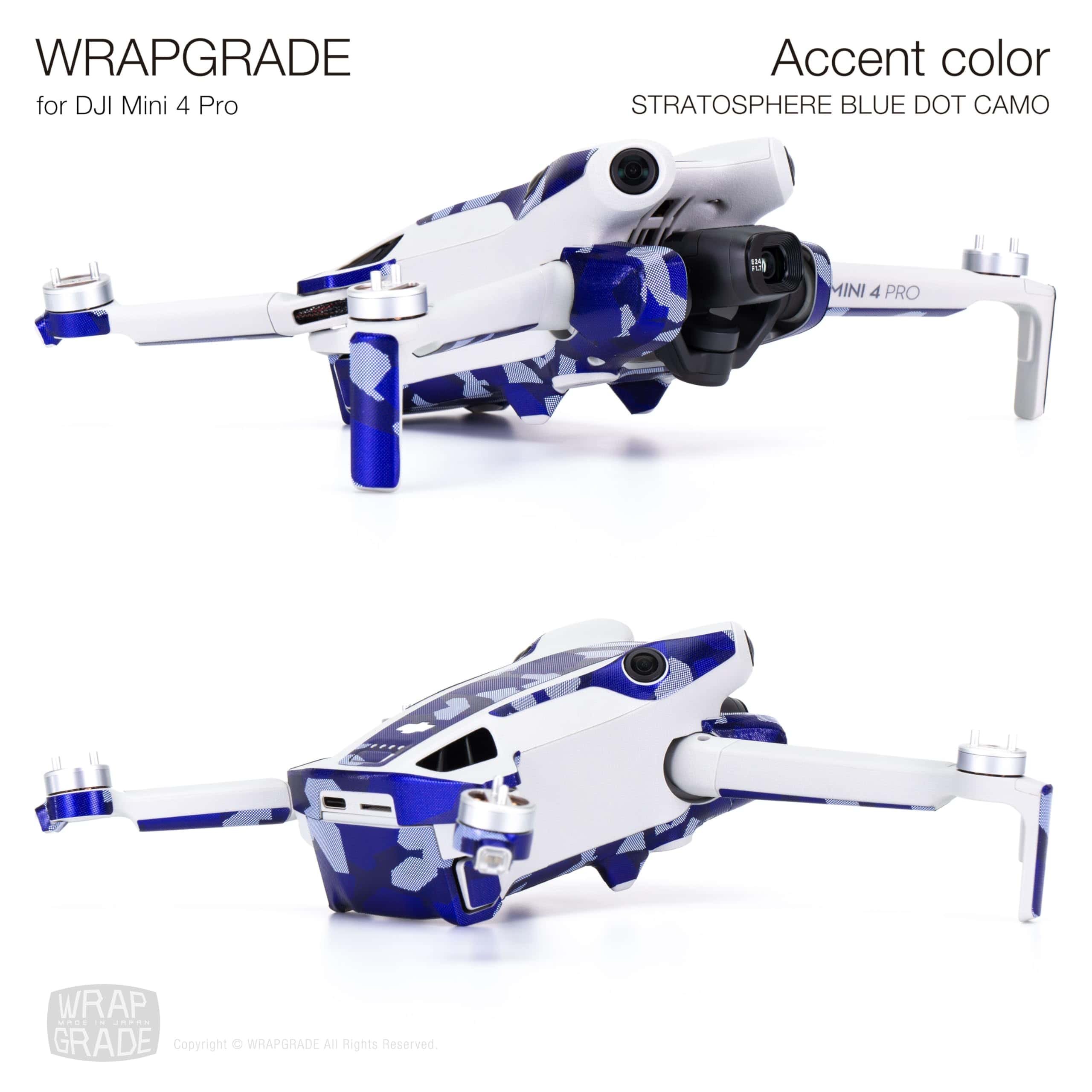 Calcomanías de piel WRAPGRADE Compatible con DJI Mini 4 Pro - Imagen 6