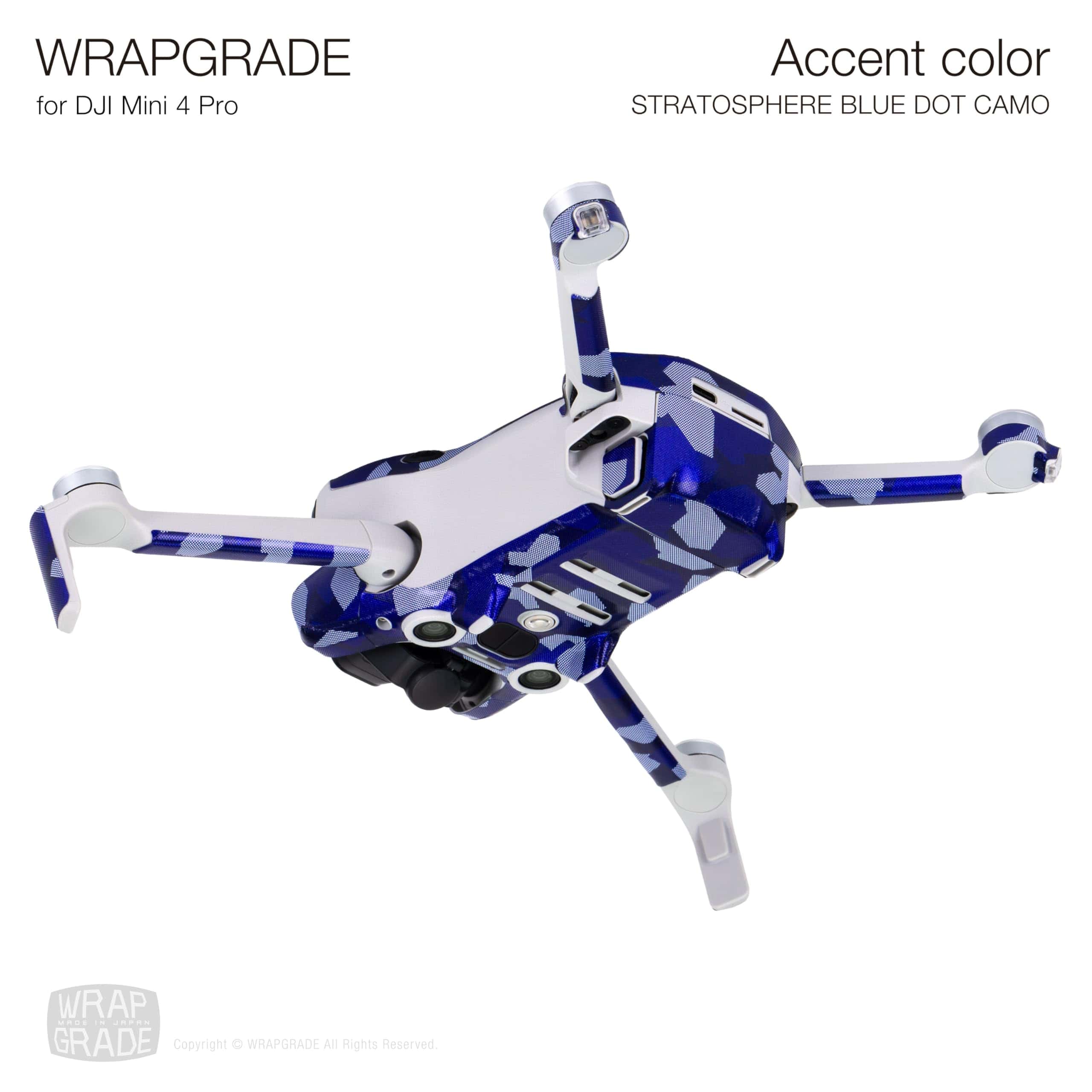 Calcomanías de piel WRAPGRADE Compatible con DJI Mini 4 Pro - Imagen 5