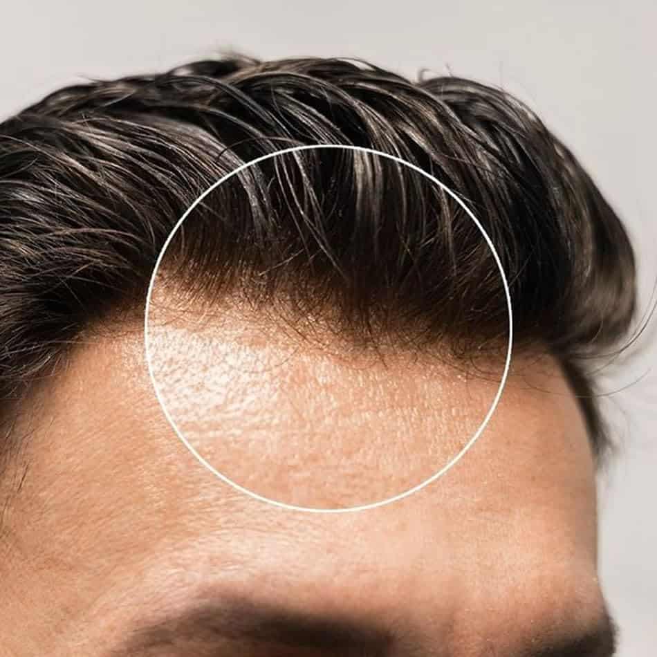 Toupee de Hombres Eversilky Transparente de Piel Ultra - Imagen 3