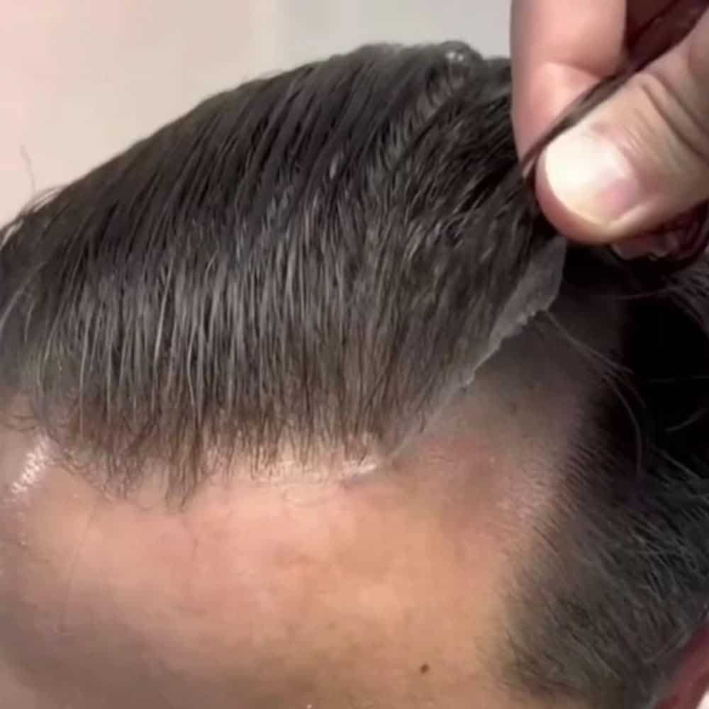 Toupee de Hombres Eversilky Transparente de Piel Ultra