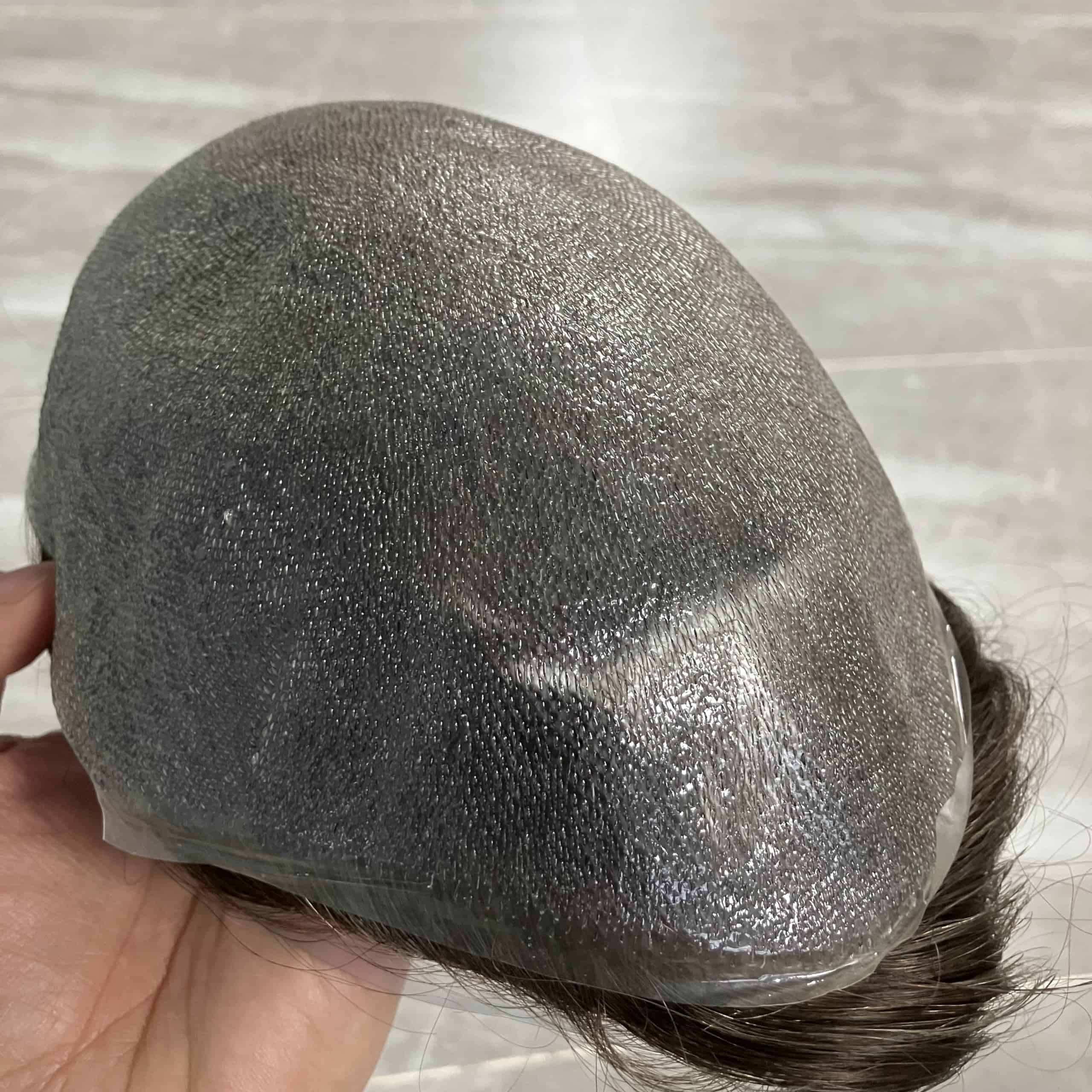 Toupee de Hombres Eversilky Transparente de Piel Ultra - Imagen 4