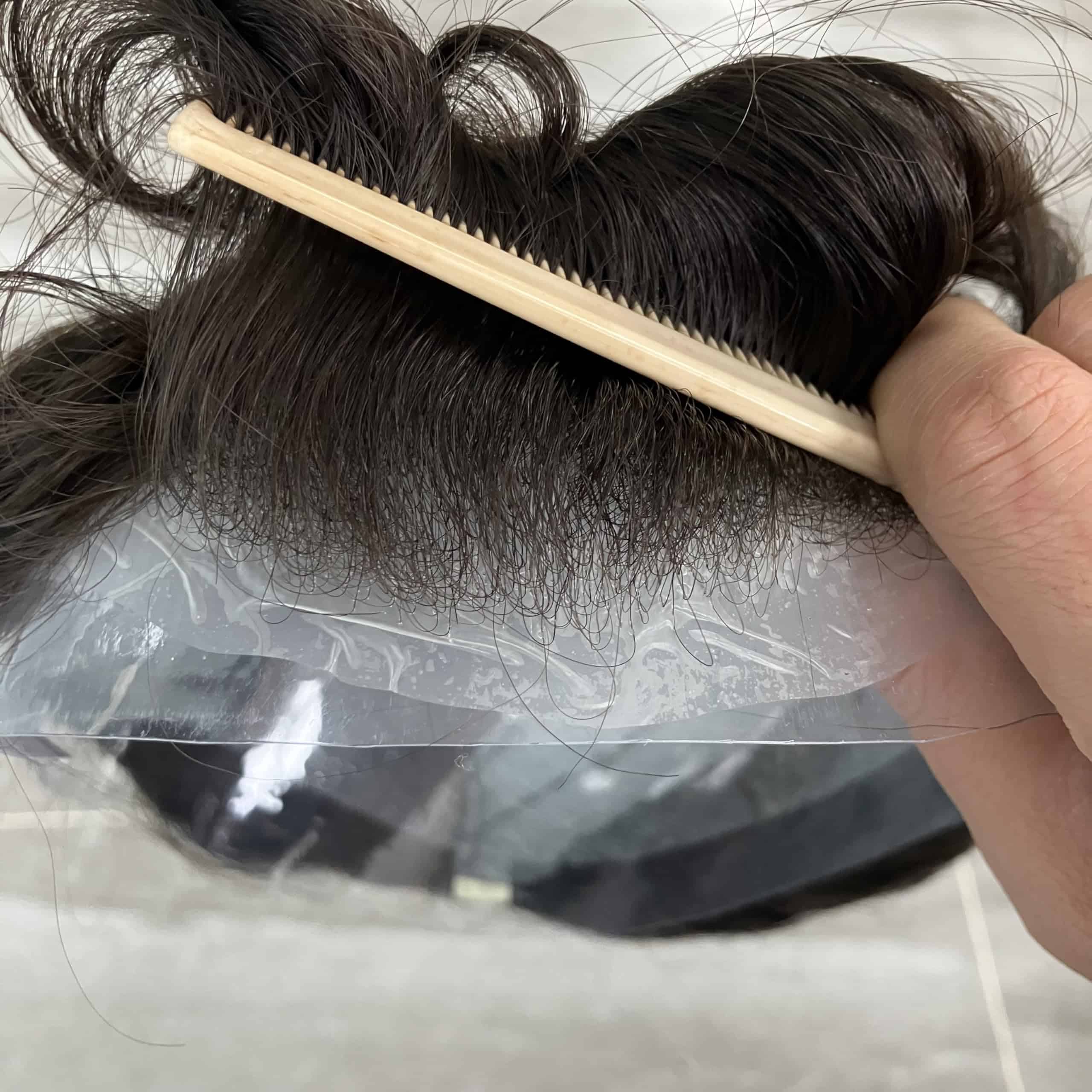 Toupee para Hombres Eversilky Transparente de Piel - Imagen 6