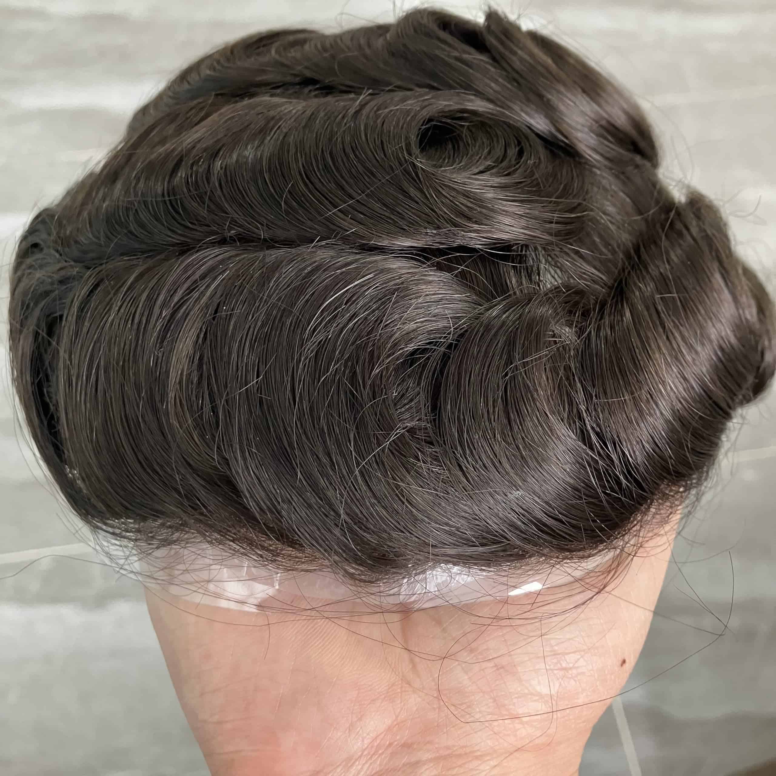 Toupee para Hombres Eversilky Transparente de Piel - Imagen 7