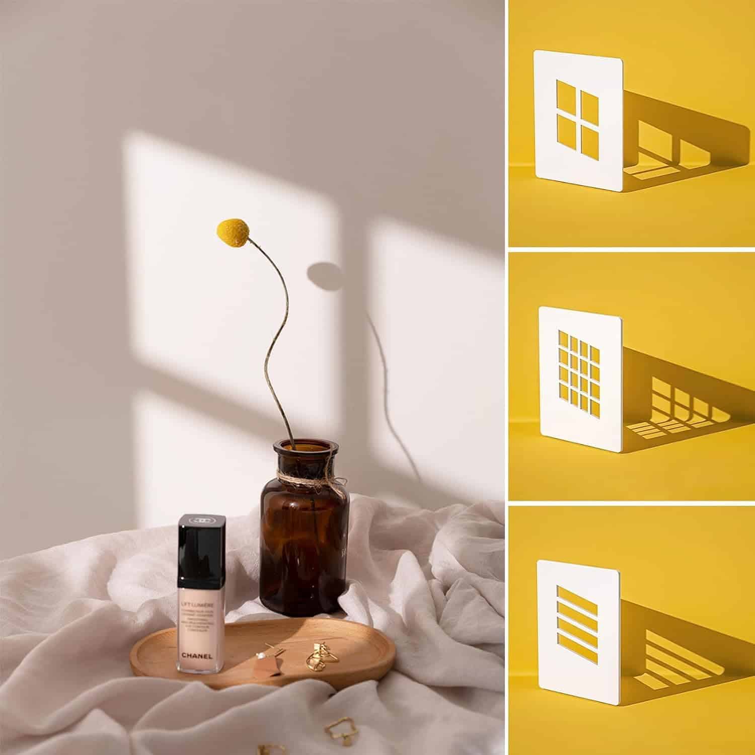 3PCS Simulated Window Light Reflector Shadow Photo Backdrop
