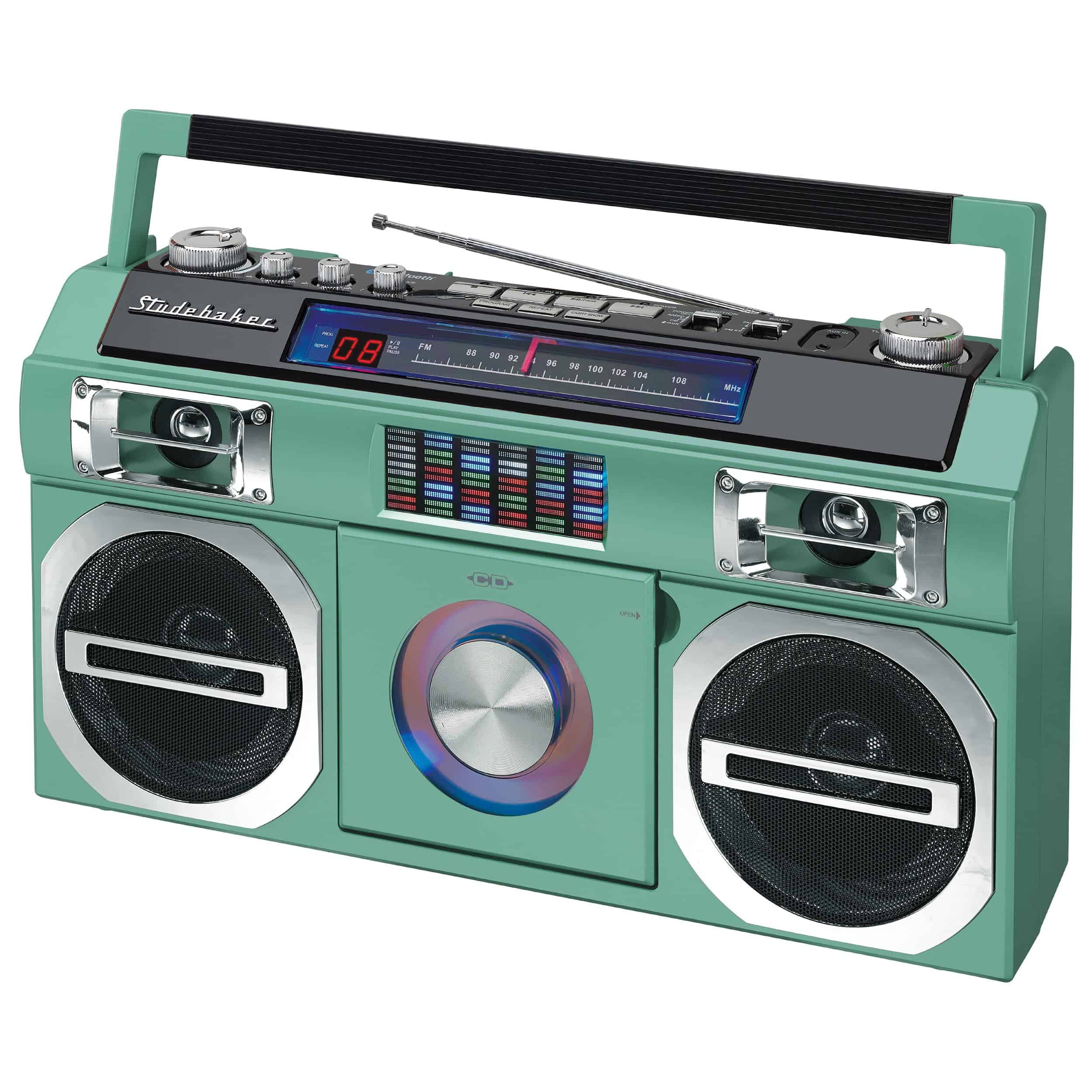 Boombox Bluetooth Studebaker SB2145TE Retro de los años 80