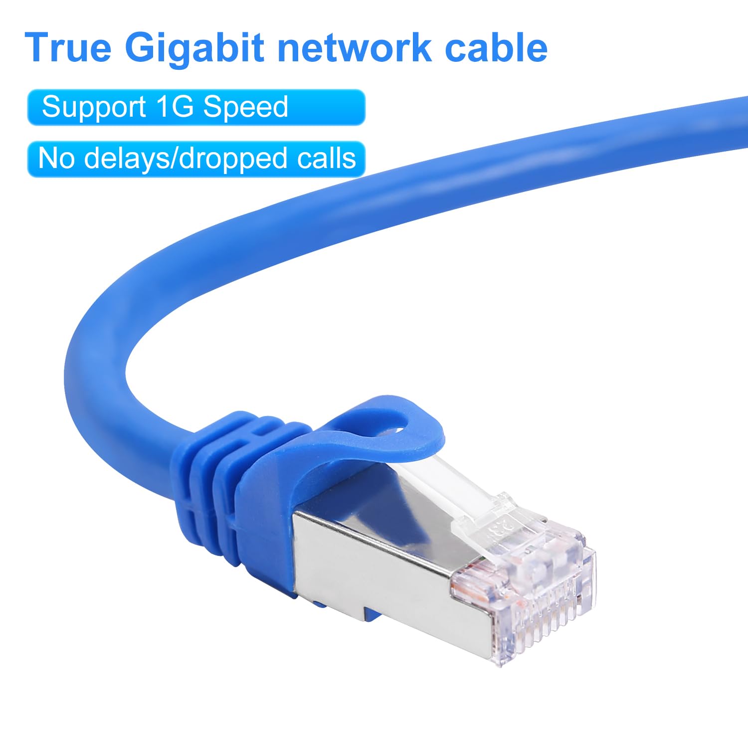 Cable Ethernet Blindado CAT 6 de 100 pies, interior de alta - Image 6