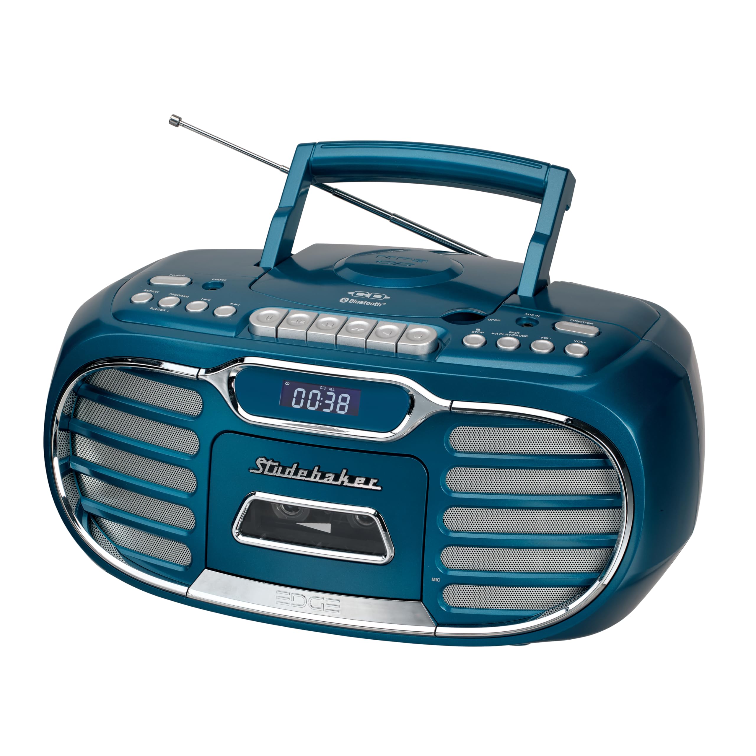 Boombox Retro Edge Big Sound con Reproductor de