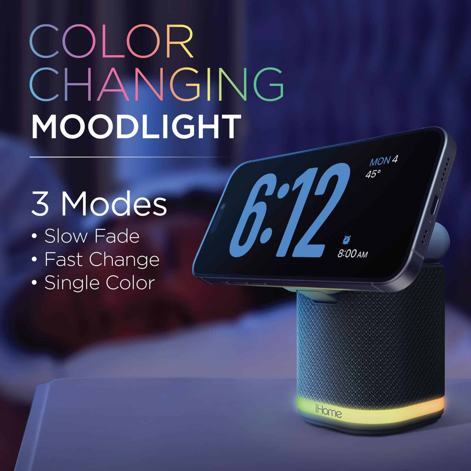 Altavoz Bluetooth iHome con Cargador -Gris Oscuro - Image 6
