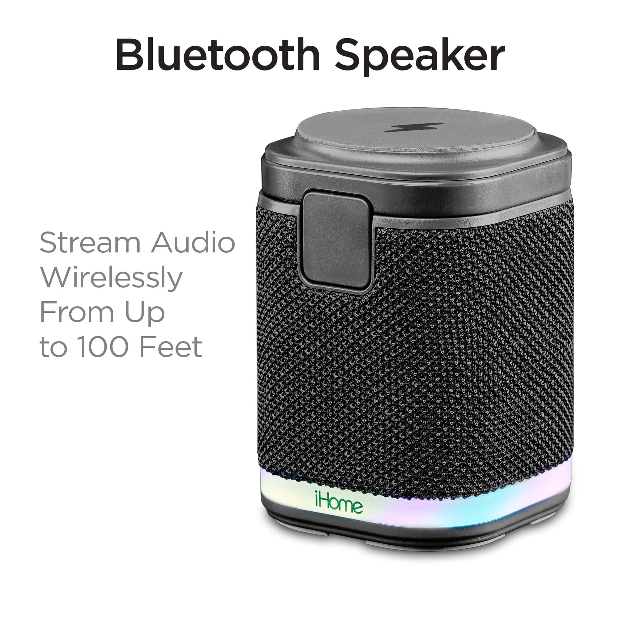 Altavoz Bluetooth iHome con Cargador -Gris Oscuro - Image 7