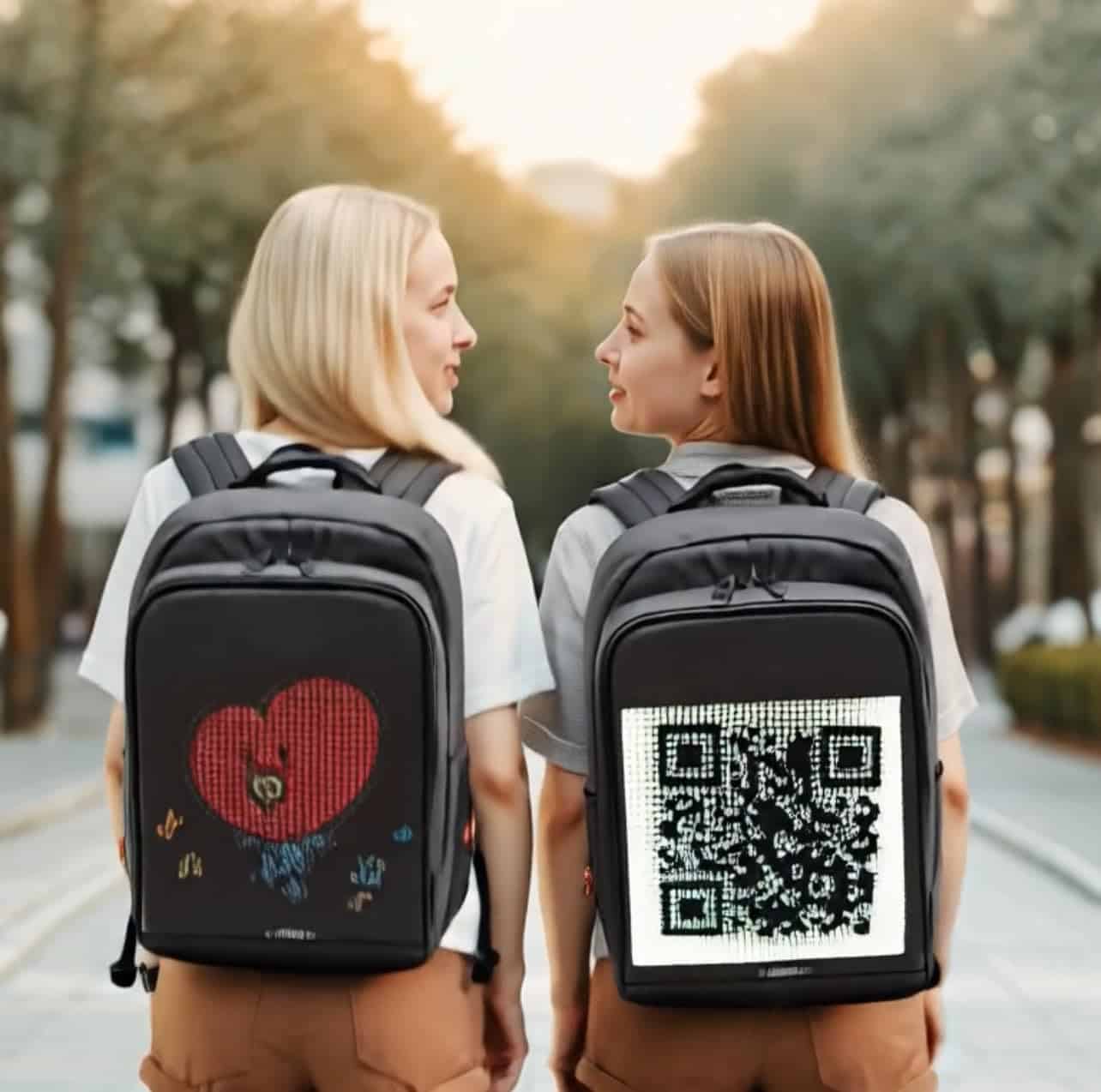Mochila LED Voltefy, Mochila para Motocicleta con Pantalla - Image 8