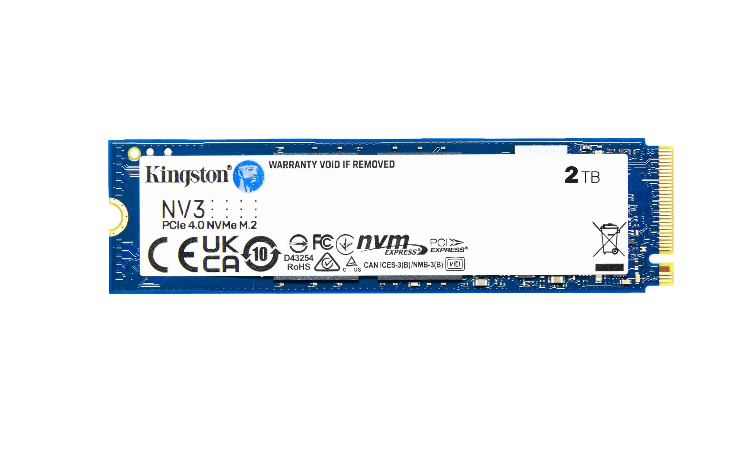 Kingston NV3 2TB M.2 2280 NVMe SSD | PCIe 4.0 Gen 4x4 |
