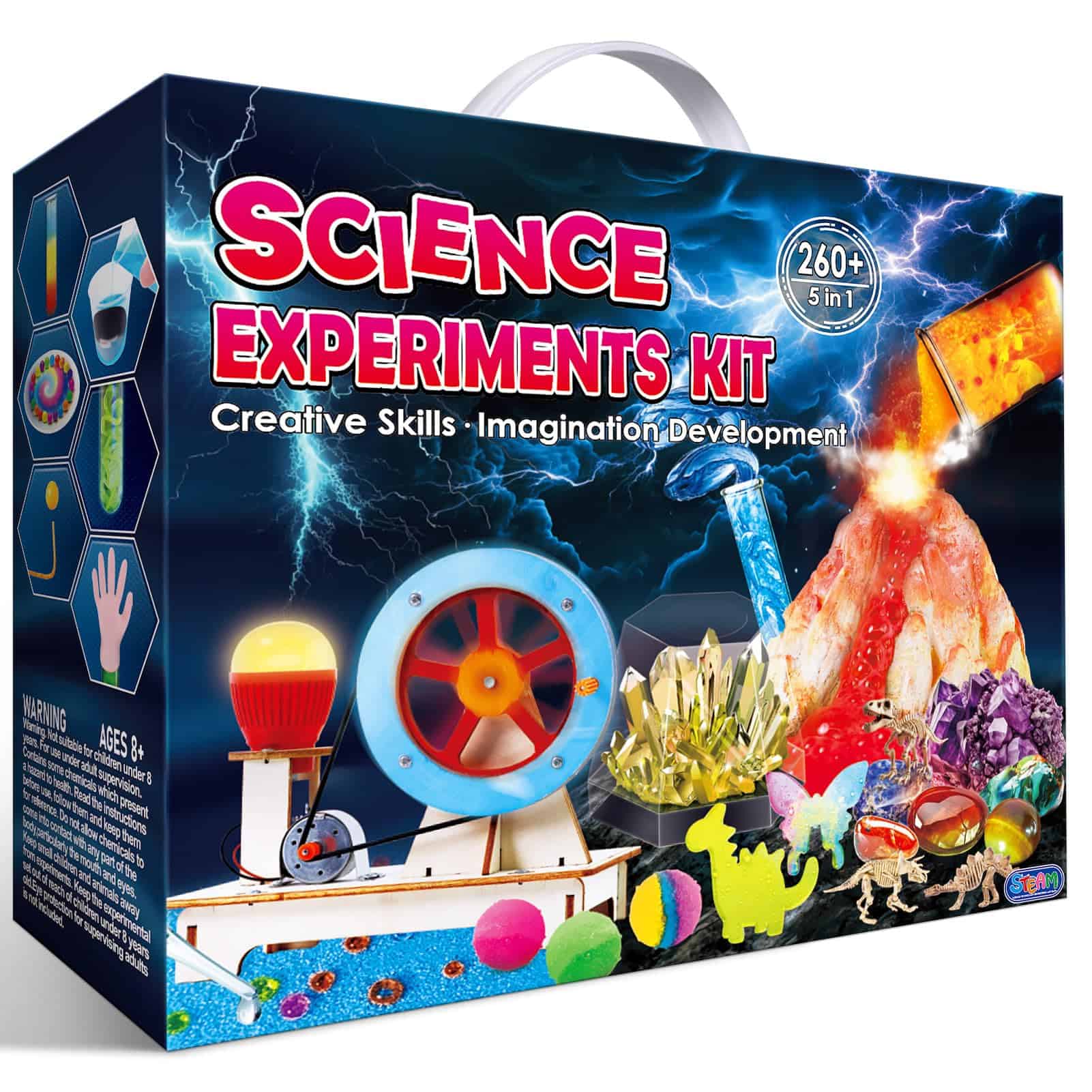 Set de Ciencia para Niños UNGLINGA con 260+ Experimentos