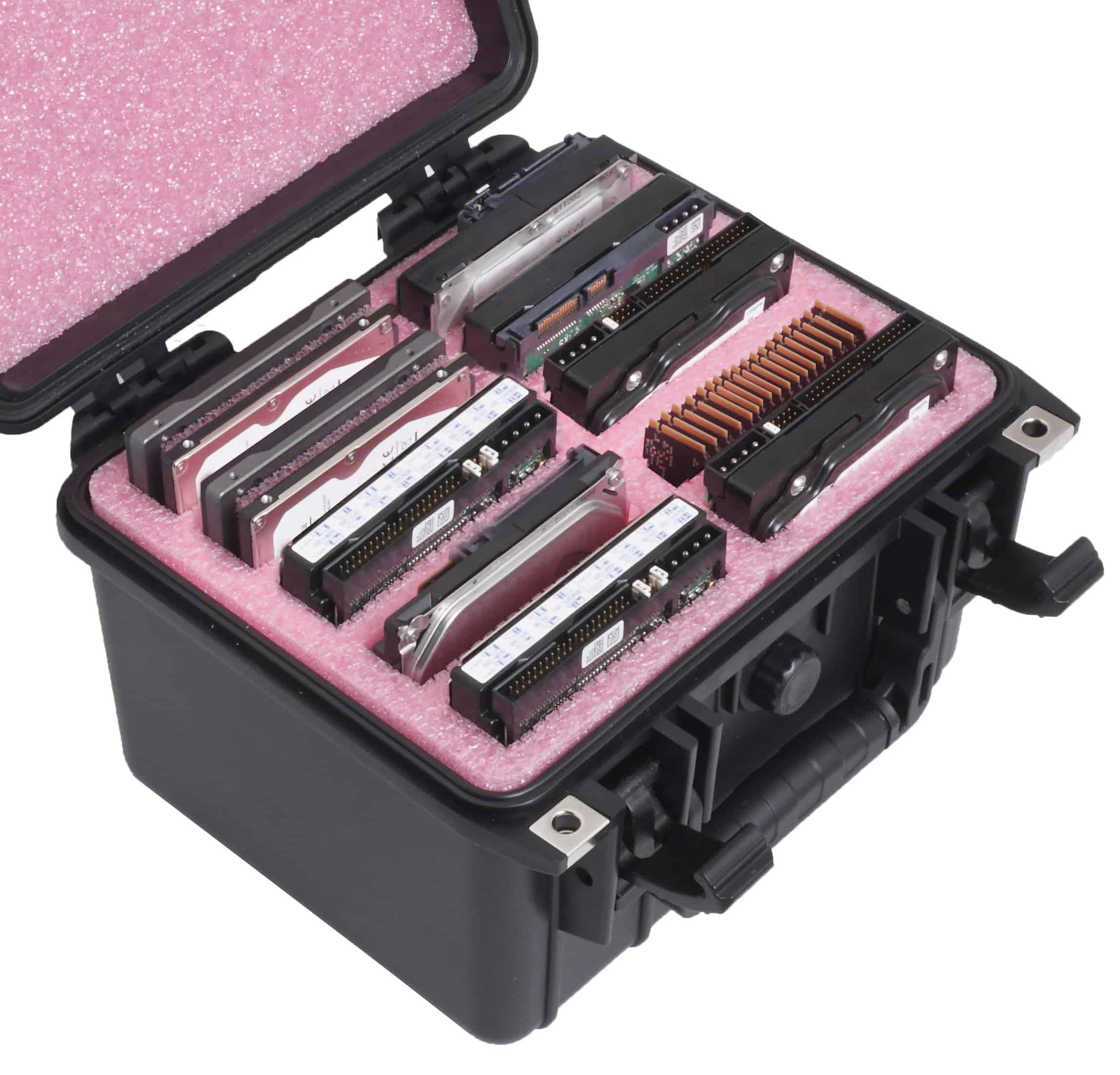 Estuche Club Anti-Estática, Segura para Datos, Mediano para