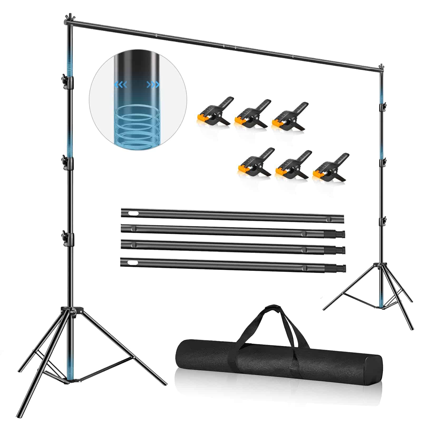 GLOSHOOTING 12 x 10ft Photo Video Studio Heavy Duty