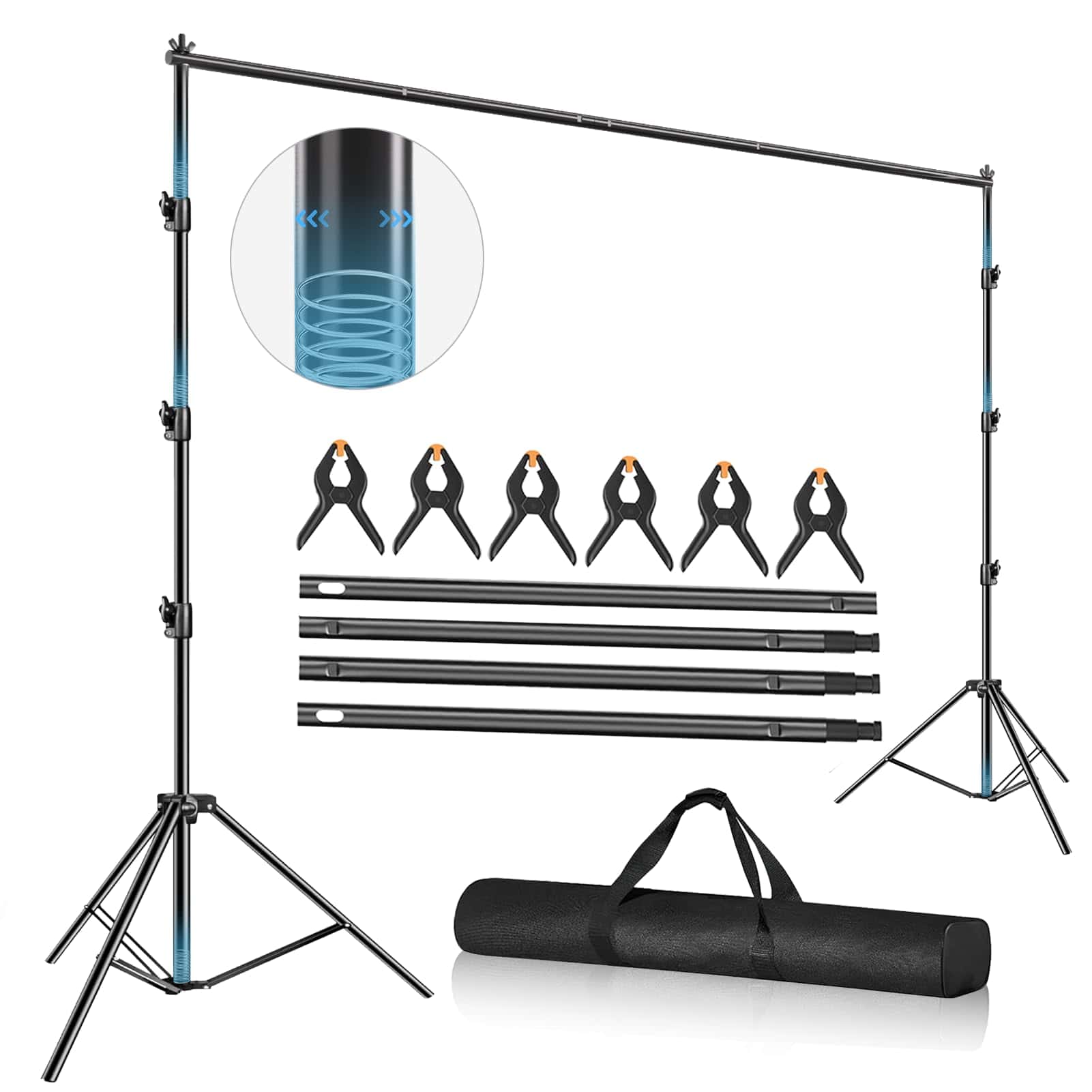 Soporte de Fondo de Estudio de Foto Video GLOSHOOTING 10 x