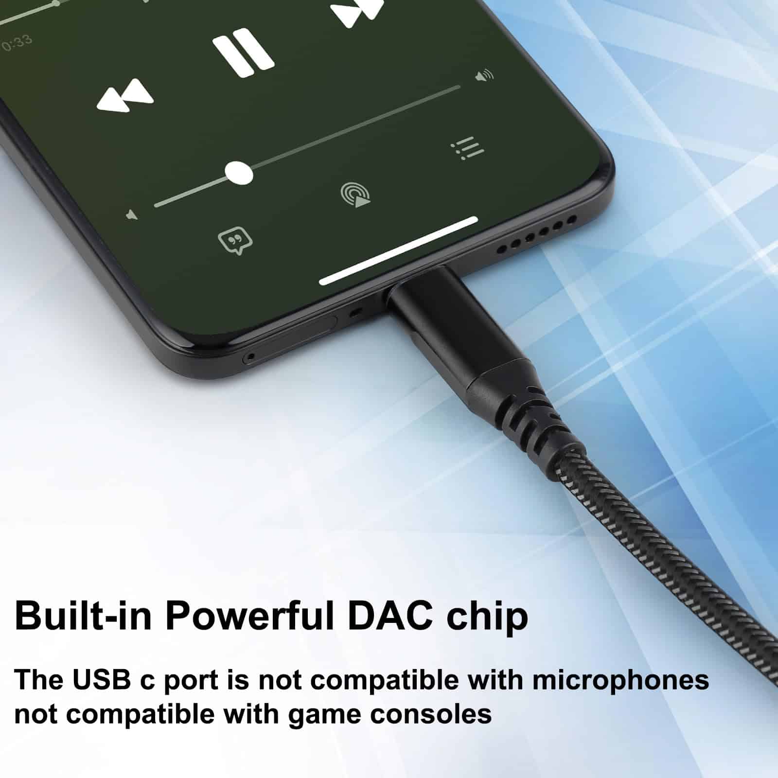 Cable de Audio USB C a Dos XLR Hembra de Anewbig, 10FT - Imagen 6