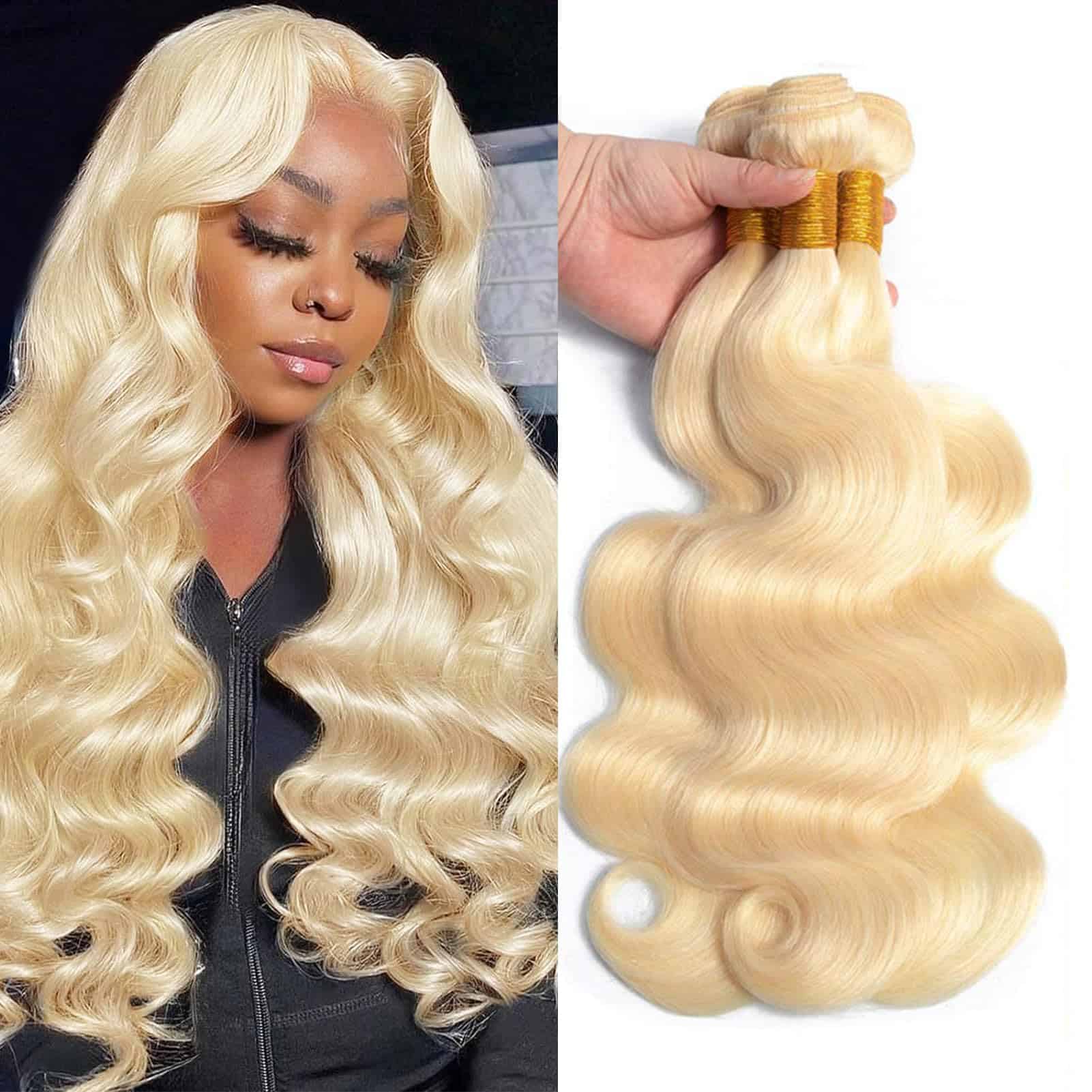 613 Paquetes de Cabello Humano 20" 20" 20" Onda del Cuerpo