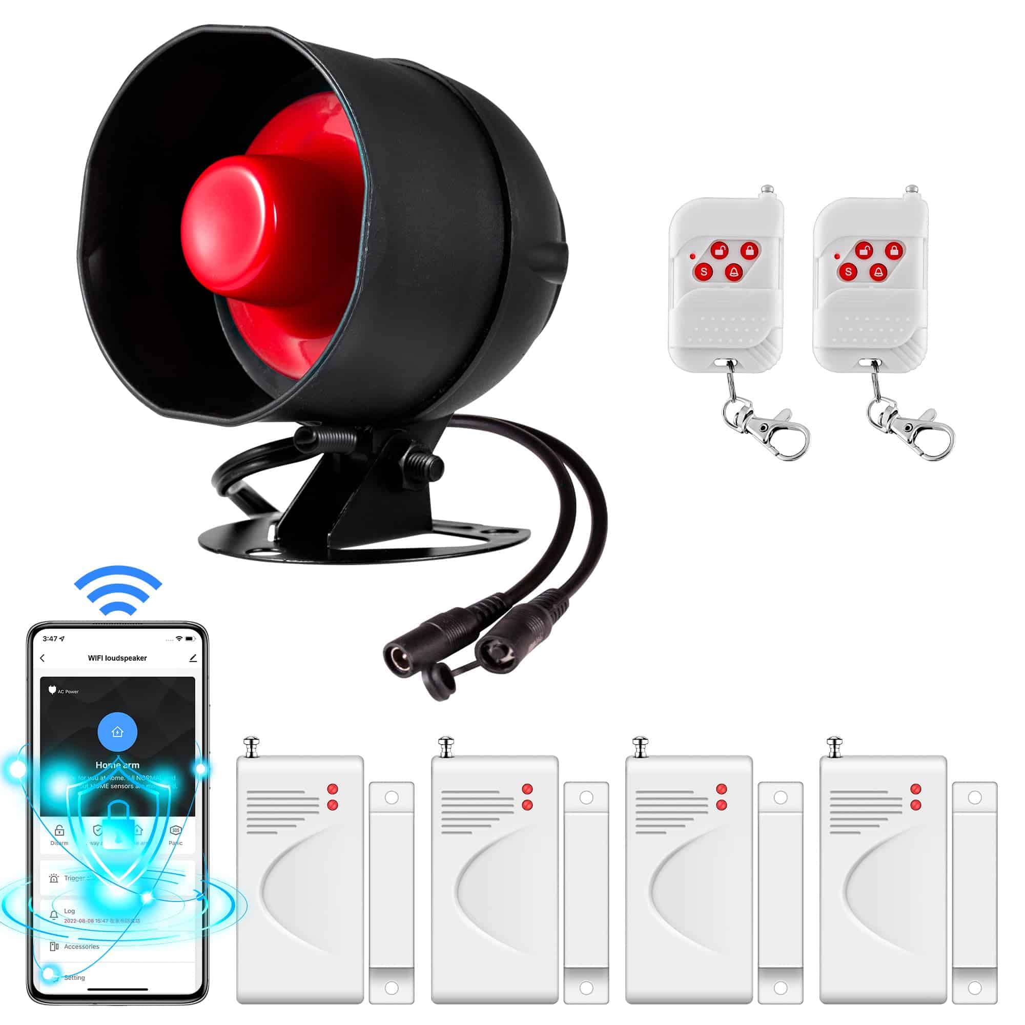 Sistema de Seguridad para el Hogar con Alarma WiFi, Sistema