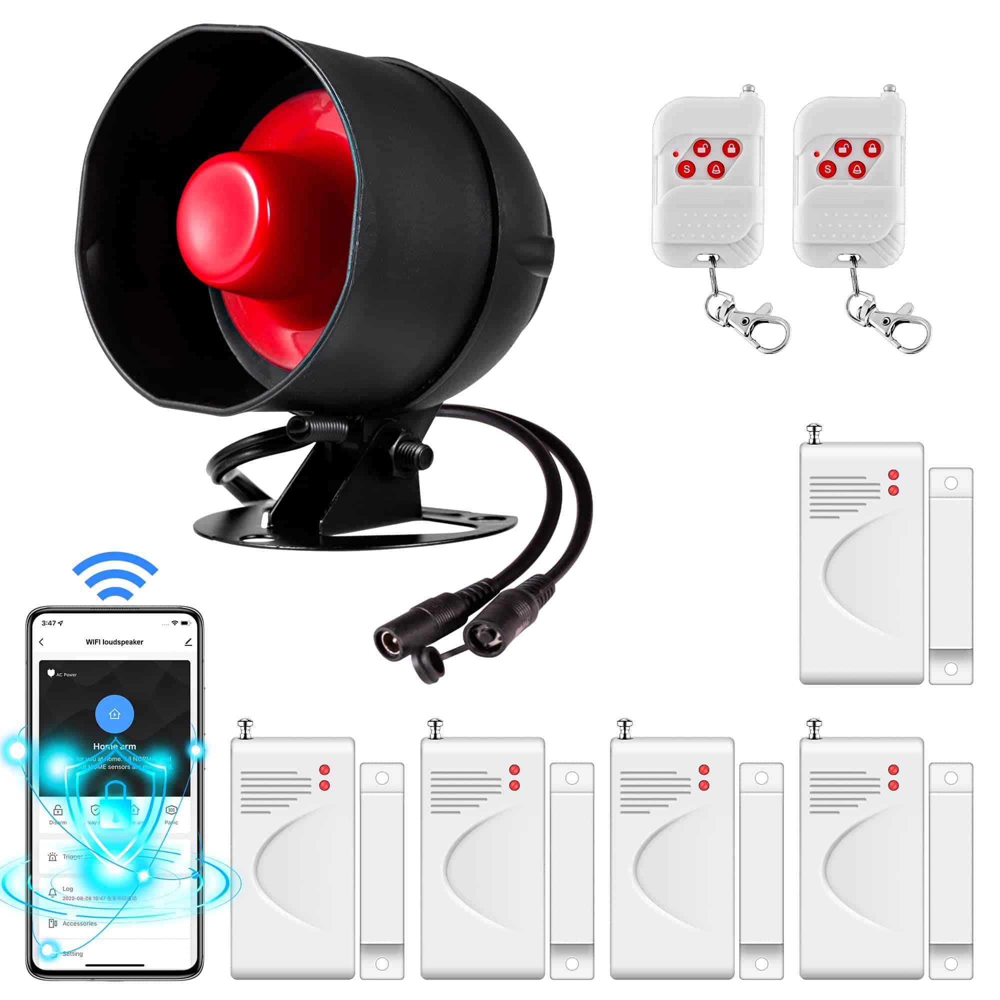 Sistema de Alarma WiFi para Seguridad del Hogar, Sistema de