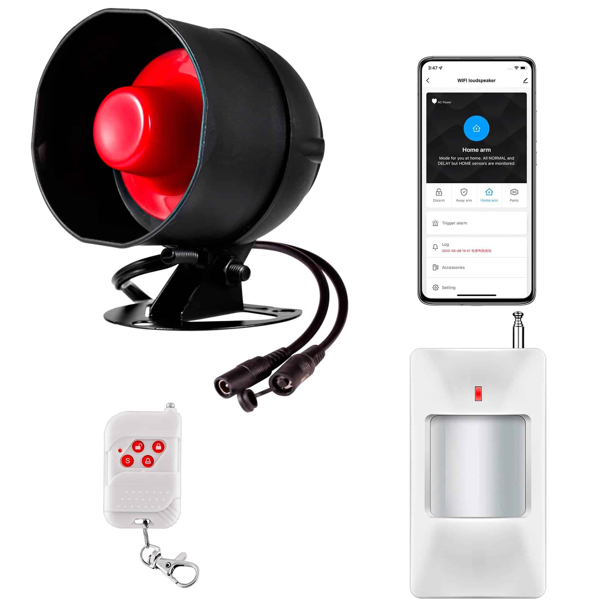 Sistema de Seguridad para el Hogar con Alarma WiFi, Sistema