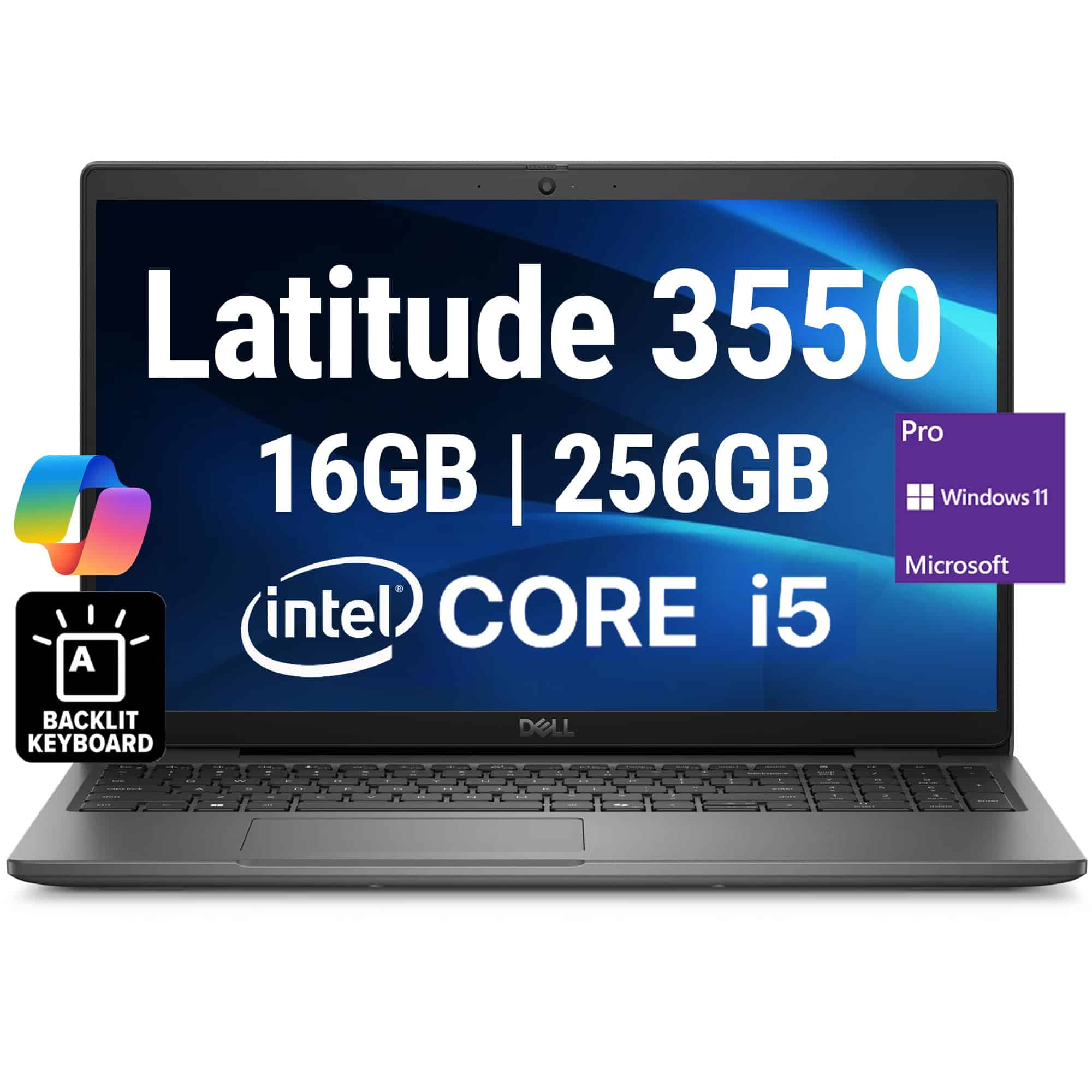 Laptop Dell Latitude 3550 15.6" i5-1335U 16GB 256GB Win 11P