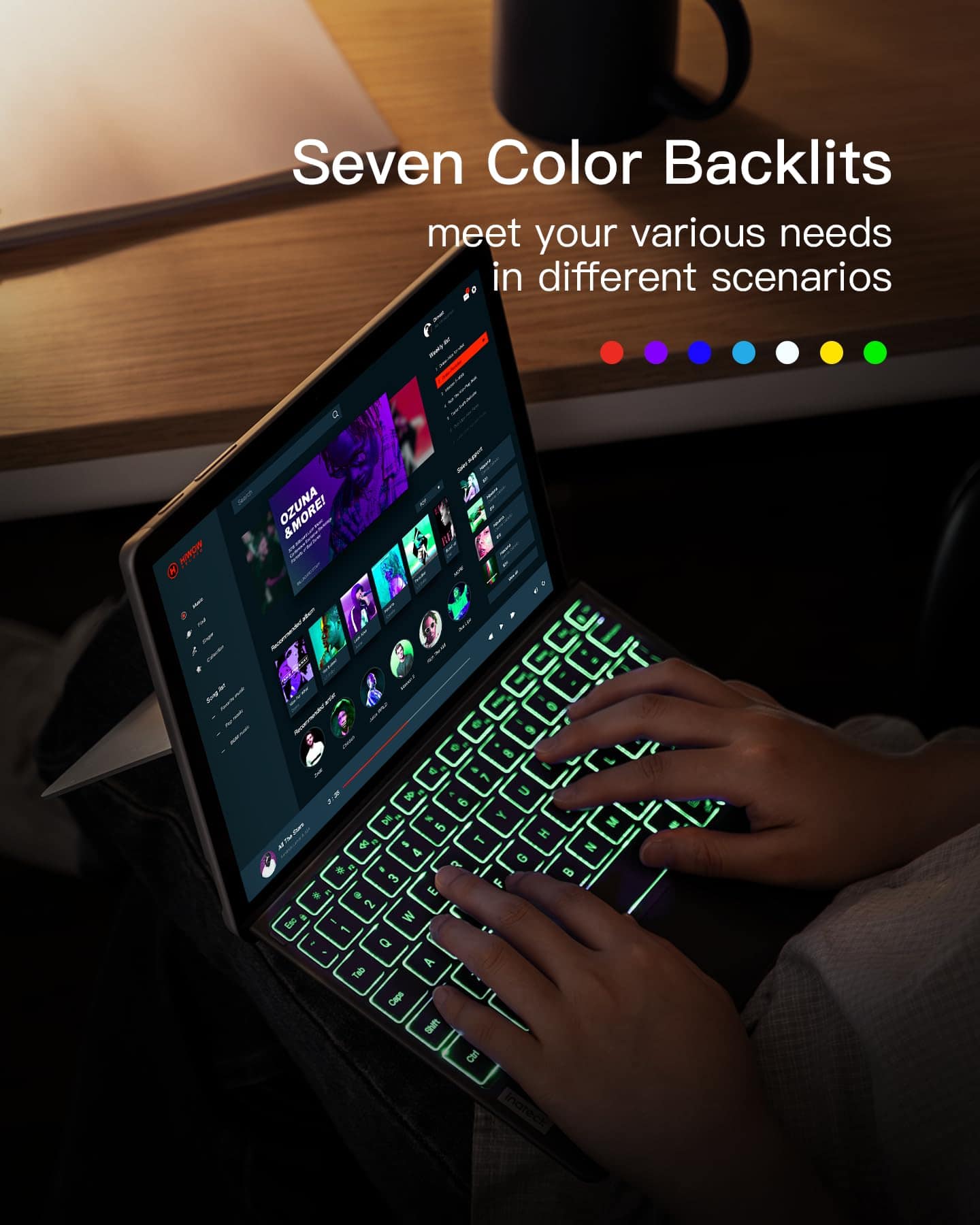 Teclado Inalámbrico Inateck para Surface Go, Bluetooth 5.3, - Image 8