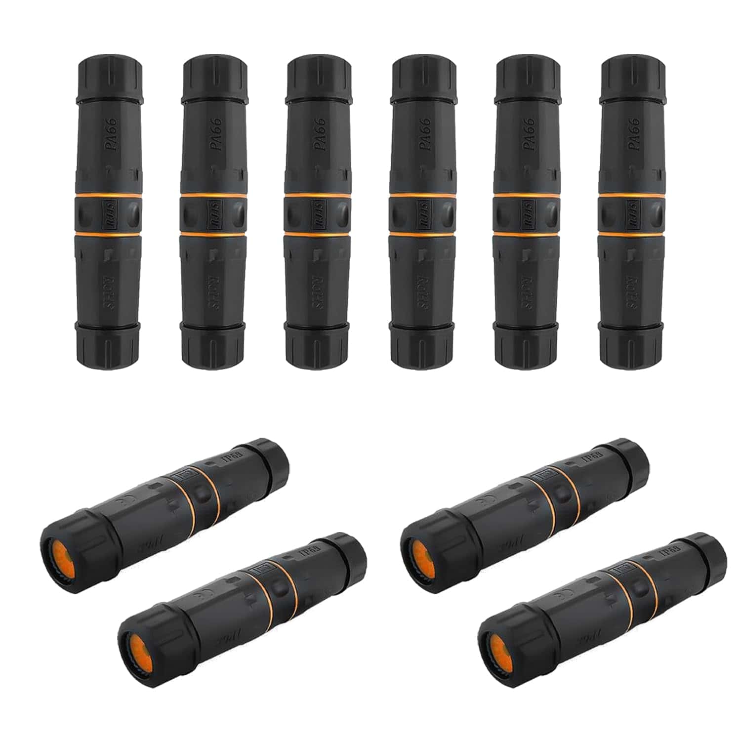 Acoplador RJ45 Cat6A resistente al agua IP68 ZUZONG 10 GB