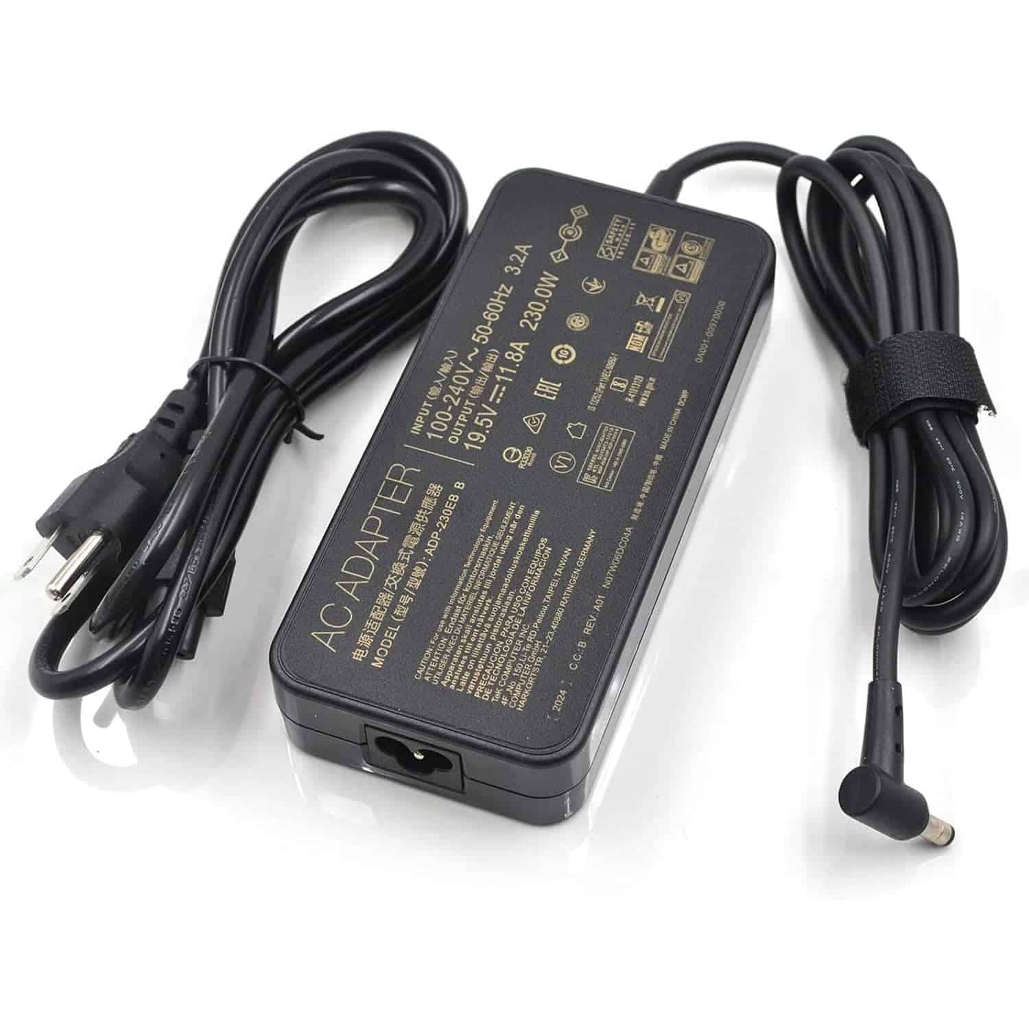 Cargador de Laptop AC de 230W 19.5V 11.8A de Repuesto para