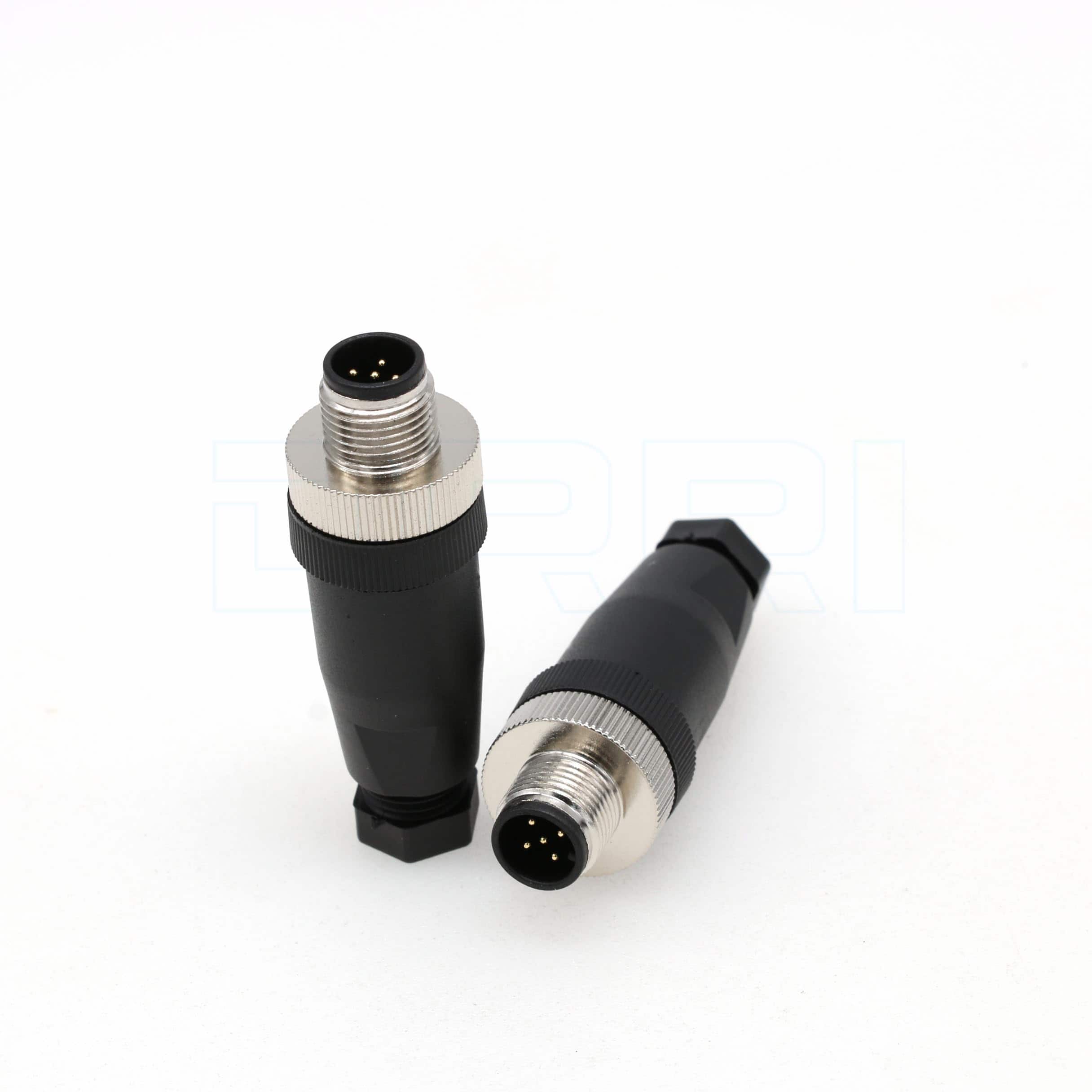 Conector de sensor macho de 5 pines con código A-Code DRRI - Image 3